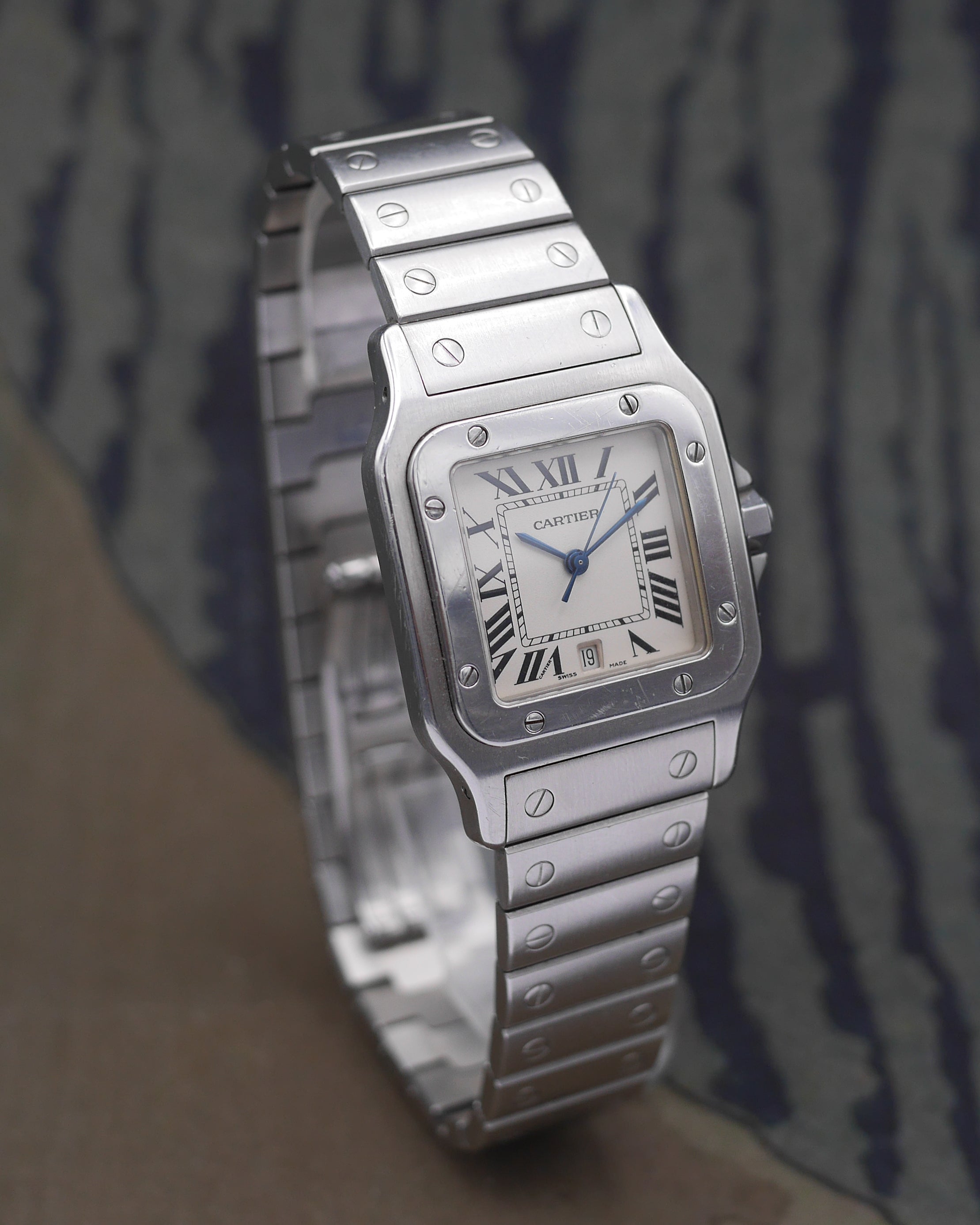 2005 Cartier Santos Galbée ref. 1564 with complete bracelet and papers