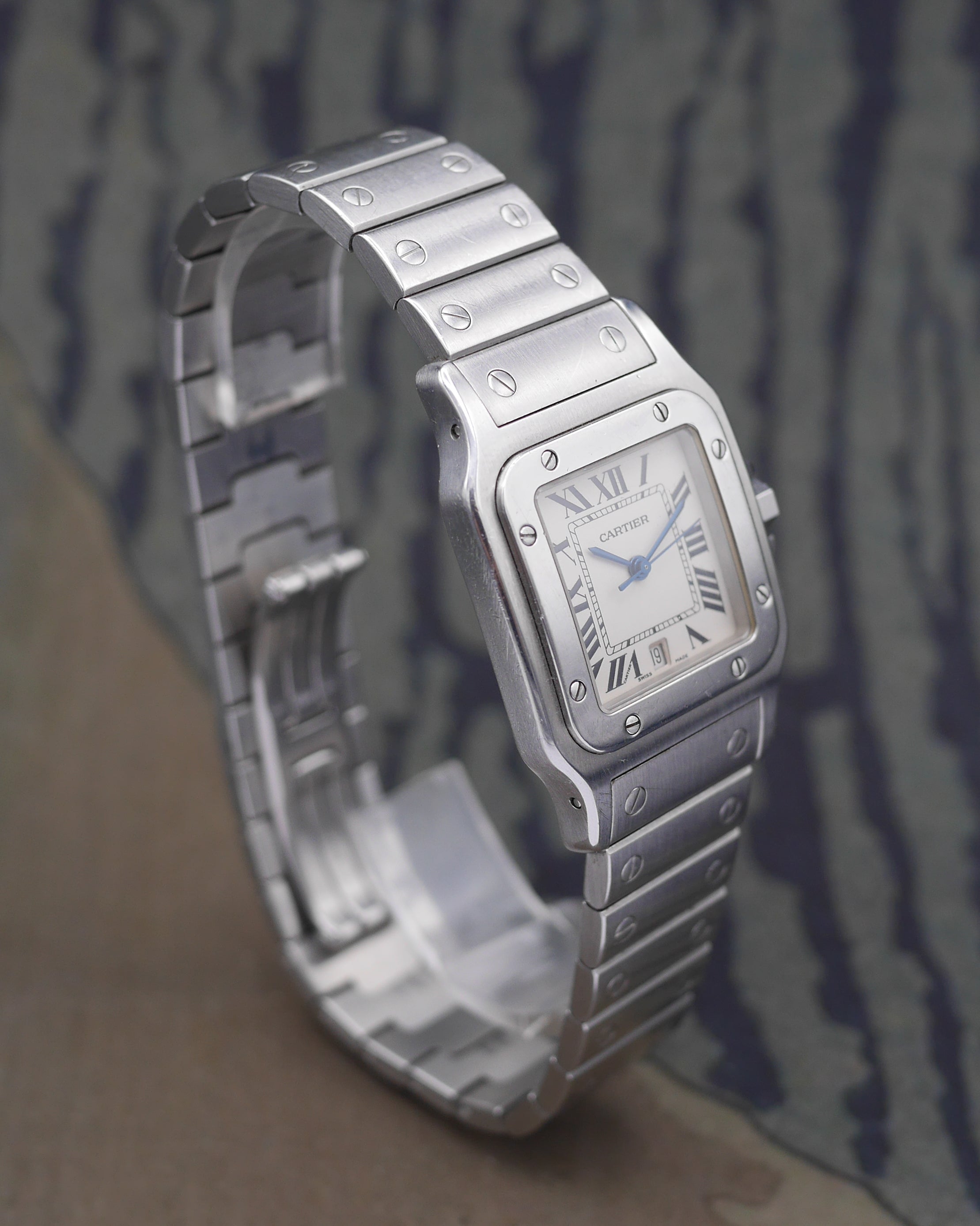 2005 Cartier Santos Galbée ref. 1564 with complete bracelet and papers