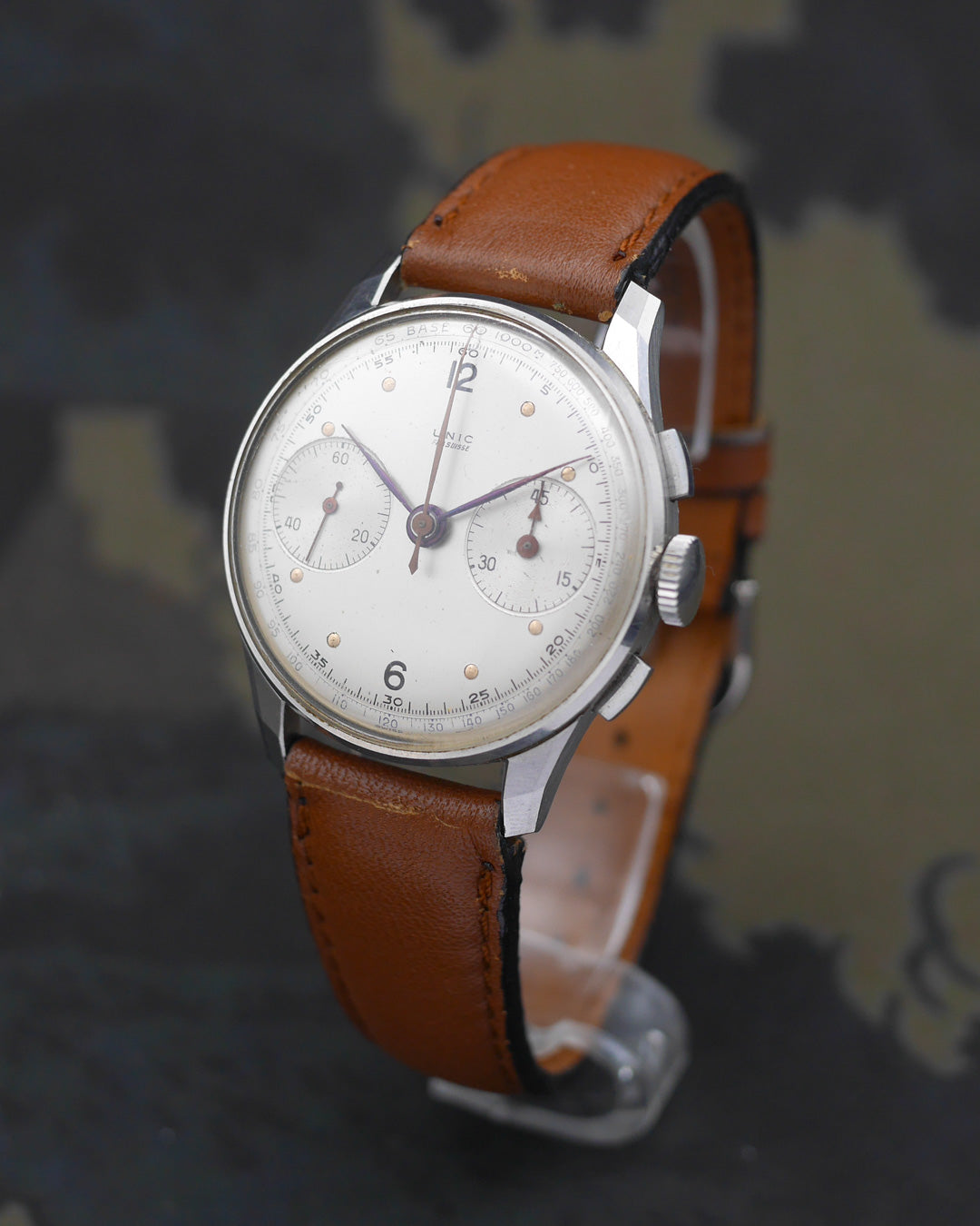 1950s Unic Arsa chronograph