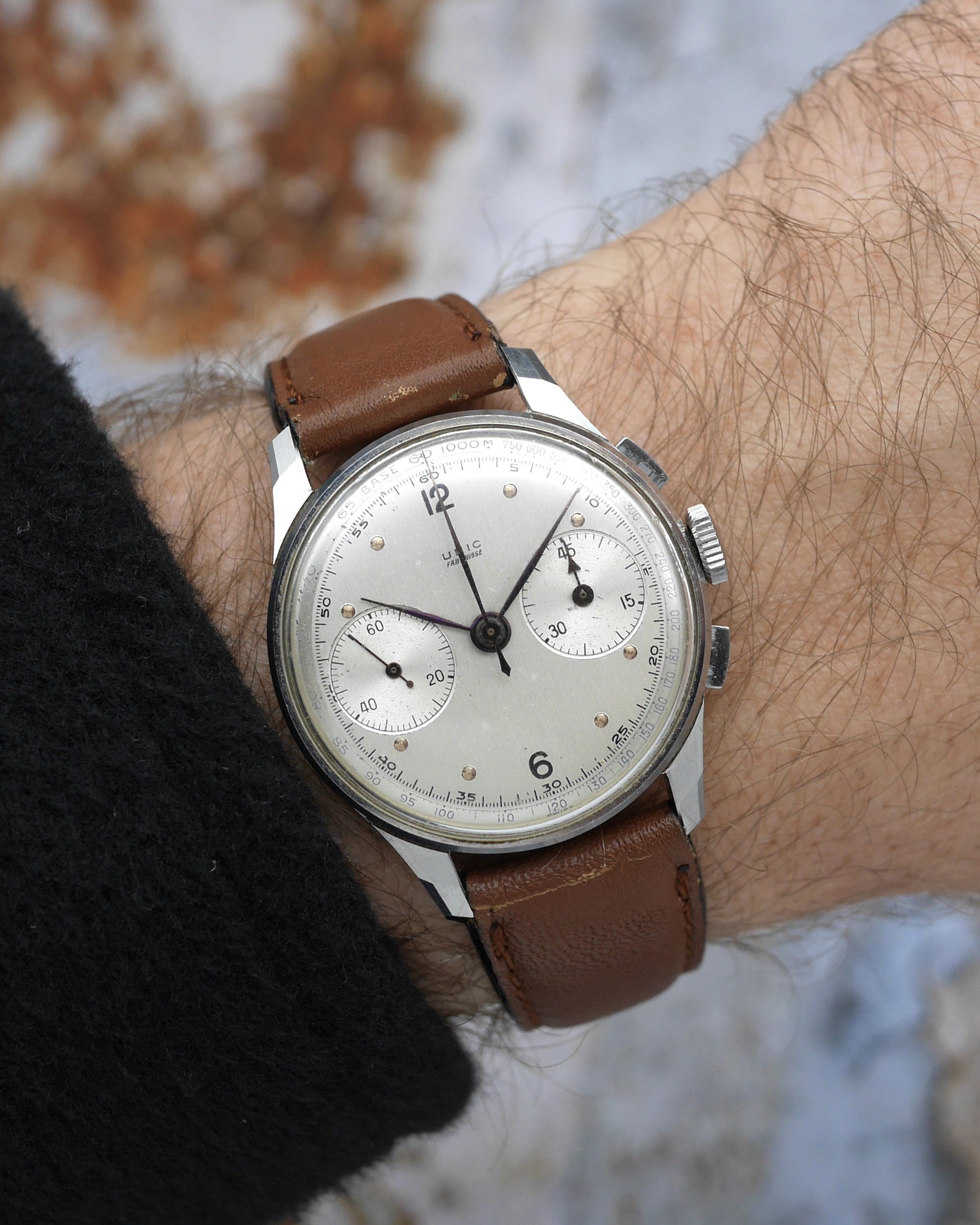 1950s Unic Arsa chronograph