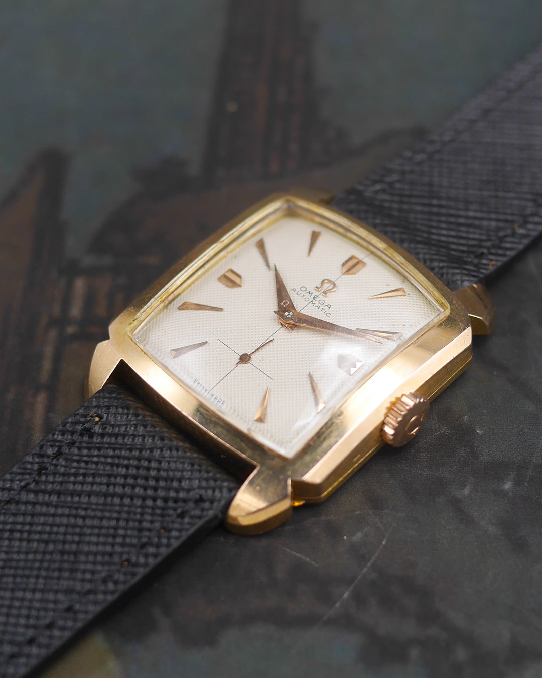 1952 Omega ref. 3950 "Cioccolatone" in pink gold