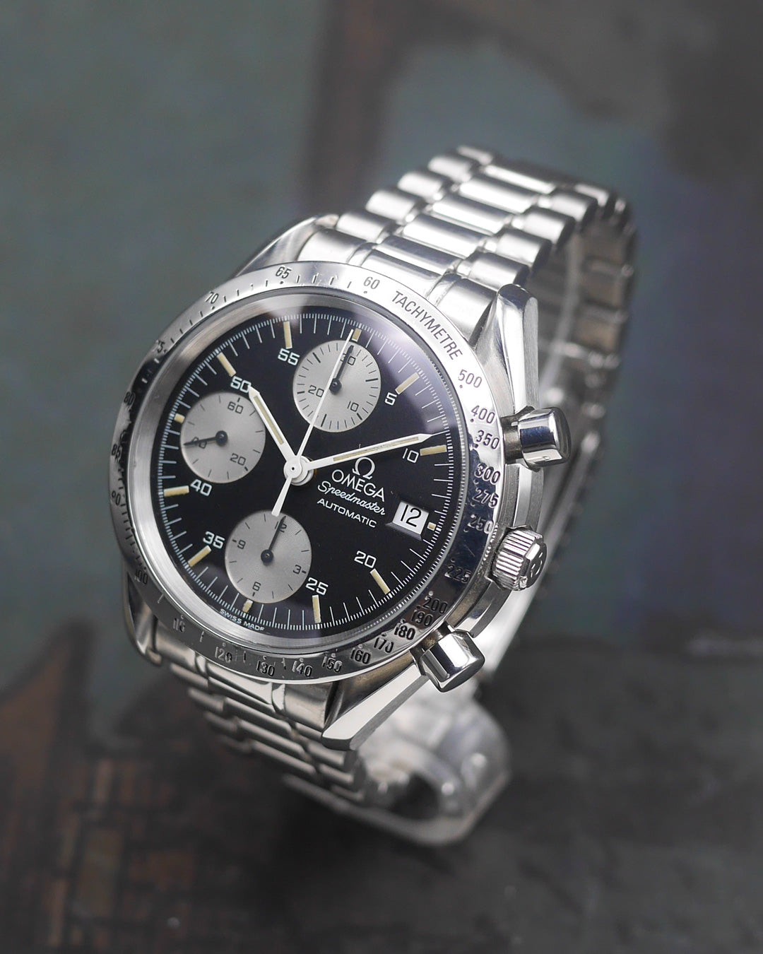 1993 Omega Speedmaster Automatic reverse panda - PAPERS