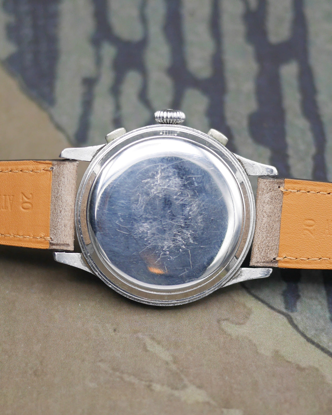 1940s Eberhard Milan oversized chronograph in steel