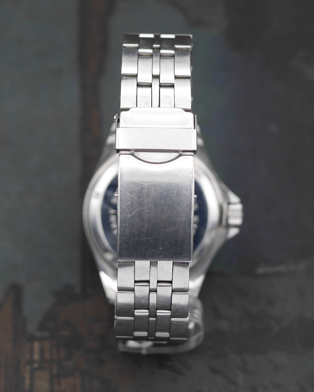 1970s Yema Superman ref. 530016 with immaculate blue metallic dial