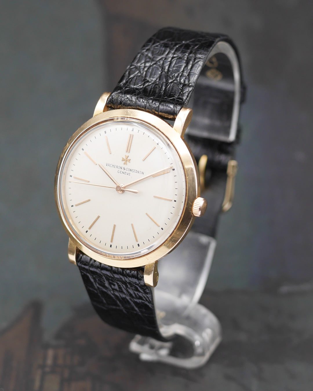 1960s Vacheron Constantin screwback case in pink gold