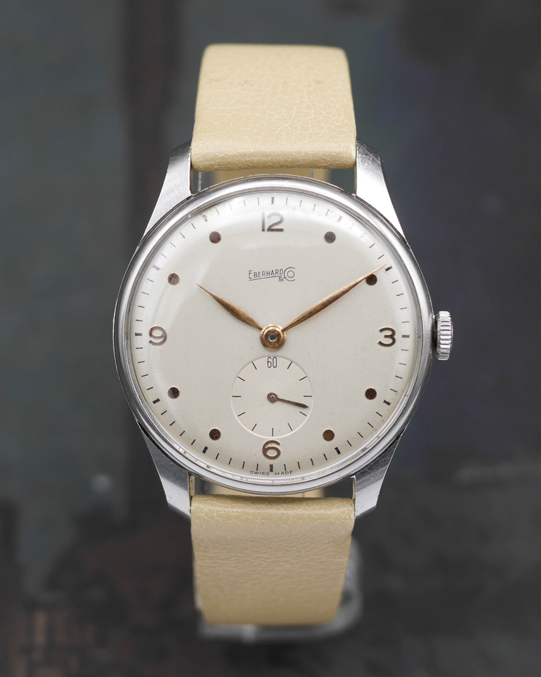 1950s Eberhard & Co time-only in steel