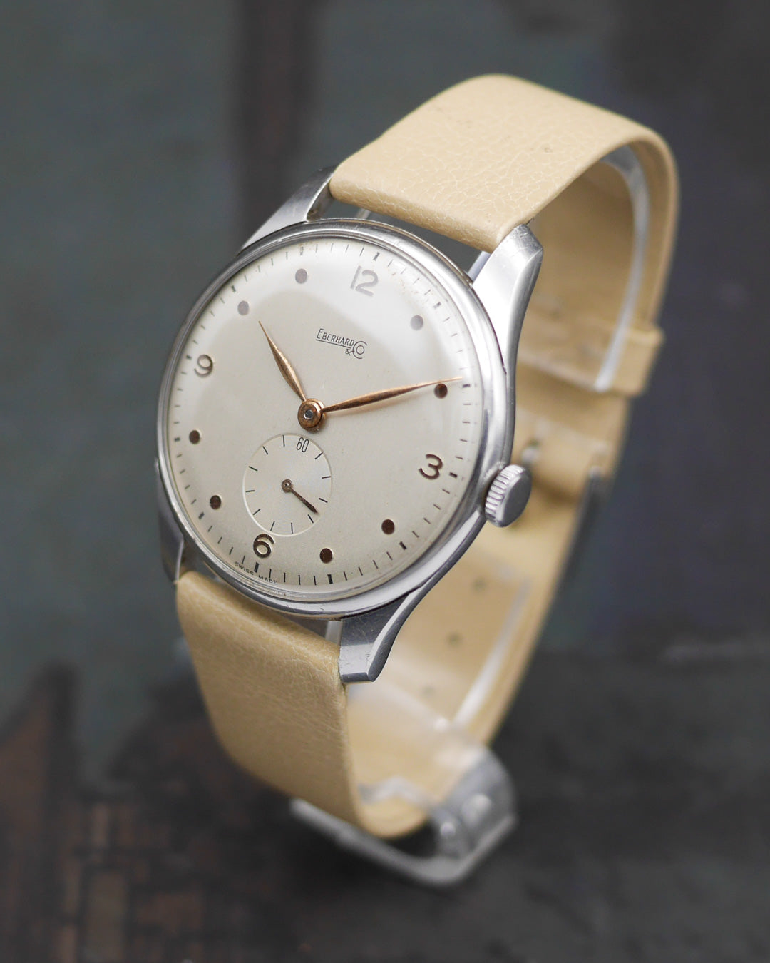 1950s Eberhard & Co time-only in steel