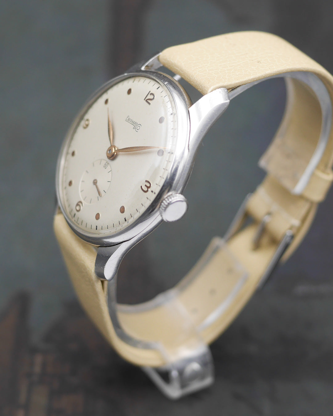 1950s Eberhard & Co time-only in steel