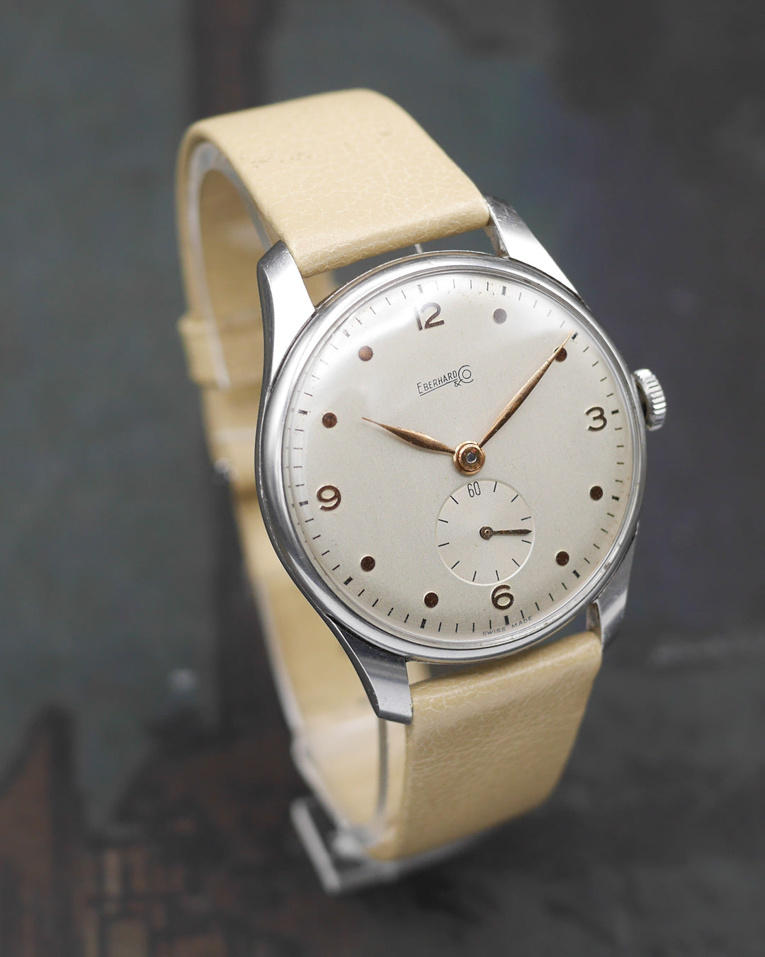 1950s Eberhard & Co time-only in steel