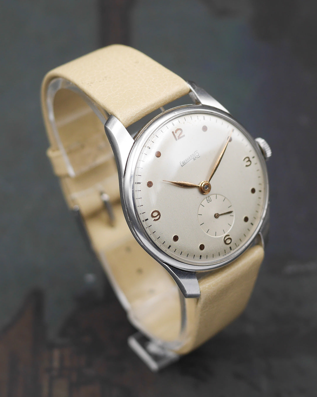 1950s Eberhard & Co time-only in steel
