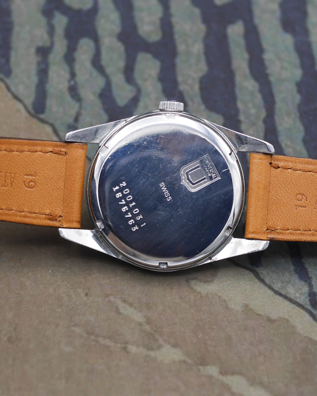 1950s Universal Geneve Monodatic made for Henrique Pfeffer Caracas