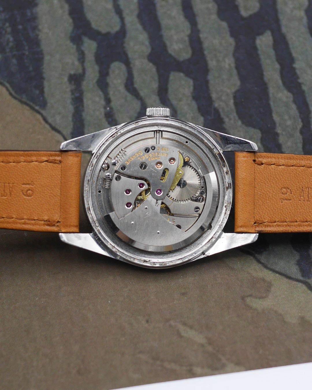 1950s Universal Geneve Monodatic made for Henrique Pfeffer Caracas
