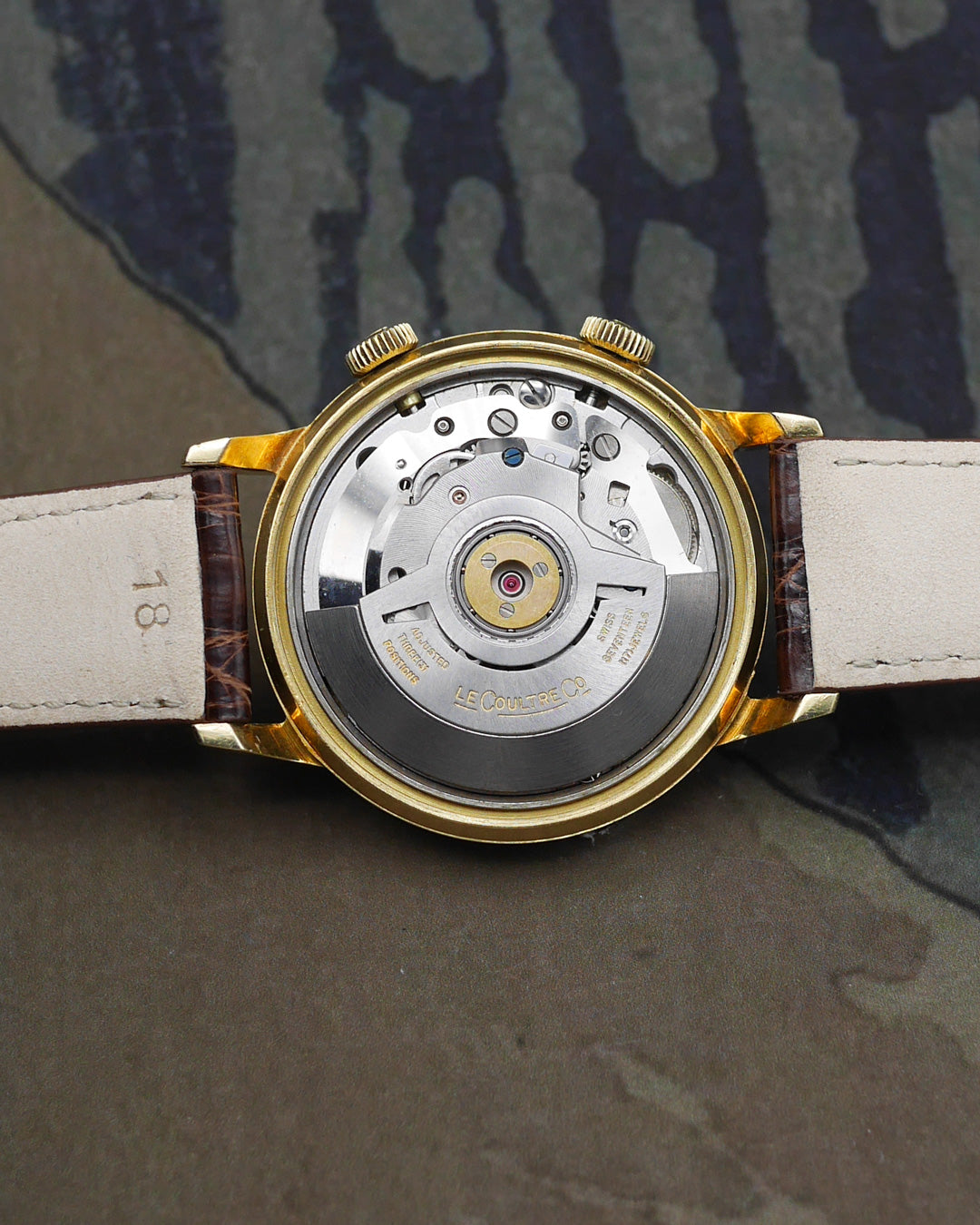 1970s Jaeger-Lecoultre Memovox "Speed Beat" in 18kt gold ref. 875.21