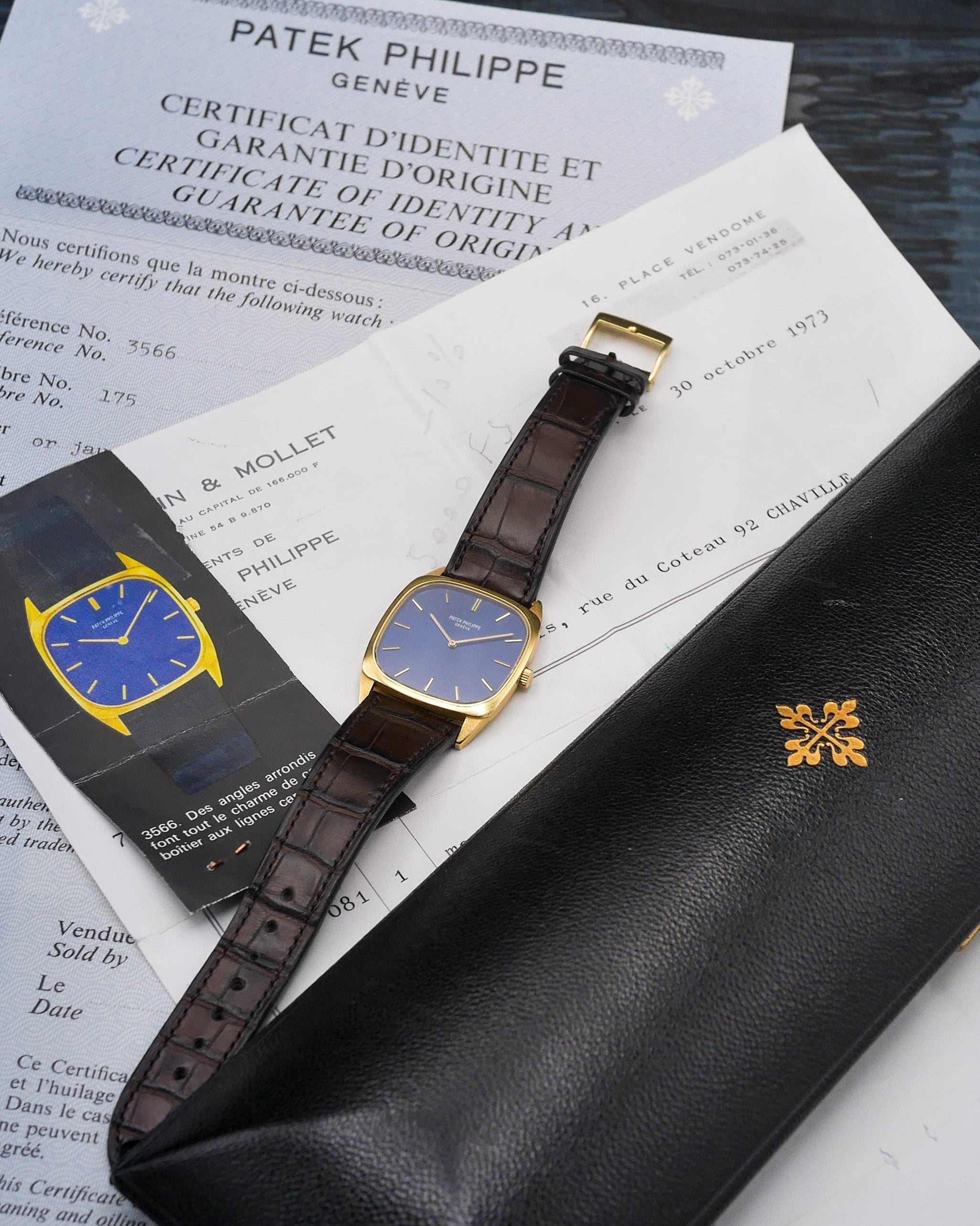 1973 Patek Philippe Ellipse ref. 3566 full set