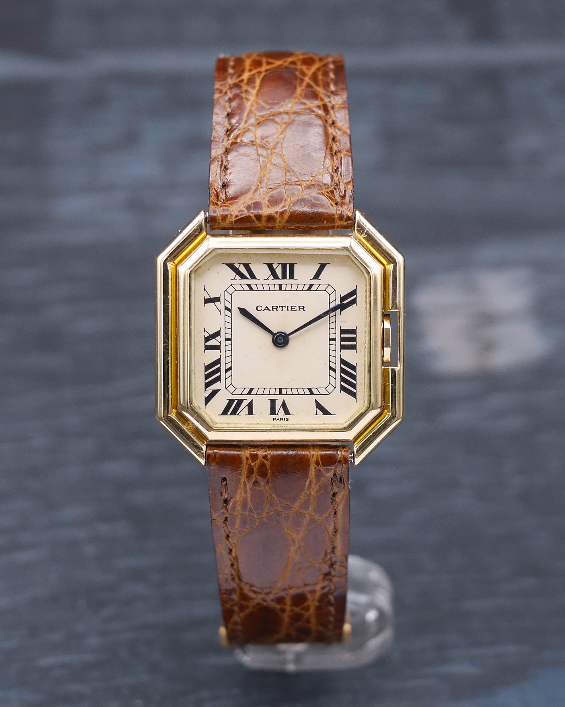 1970s Cartier Paris Ceinture Automatique 18K YG (Ref. 17001) "Jumbo"