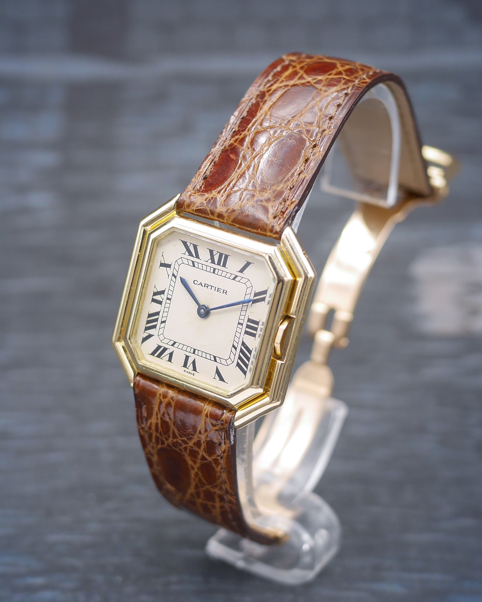 1970s Cartier Paris Ceinture Automatique 18K YG (Ref. 17001) "Jumbo"