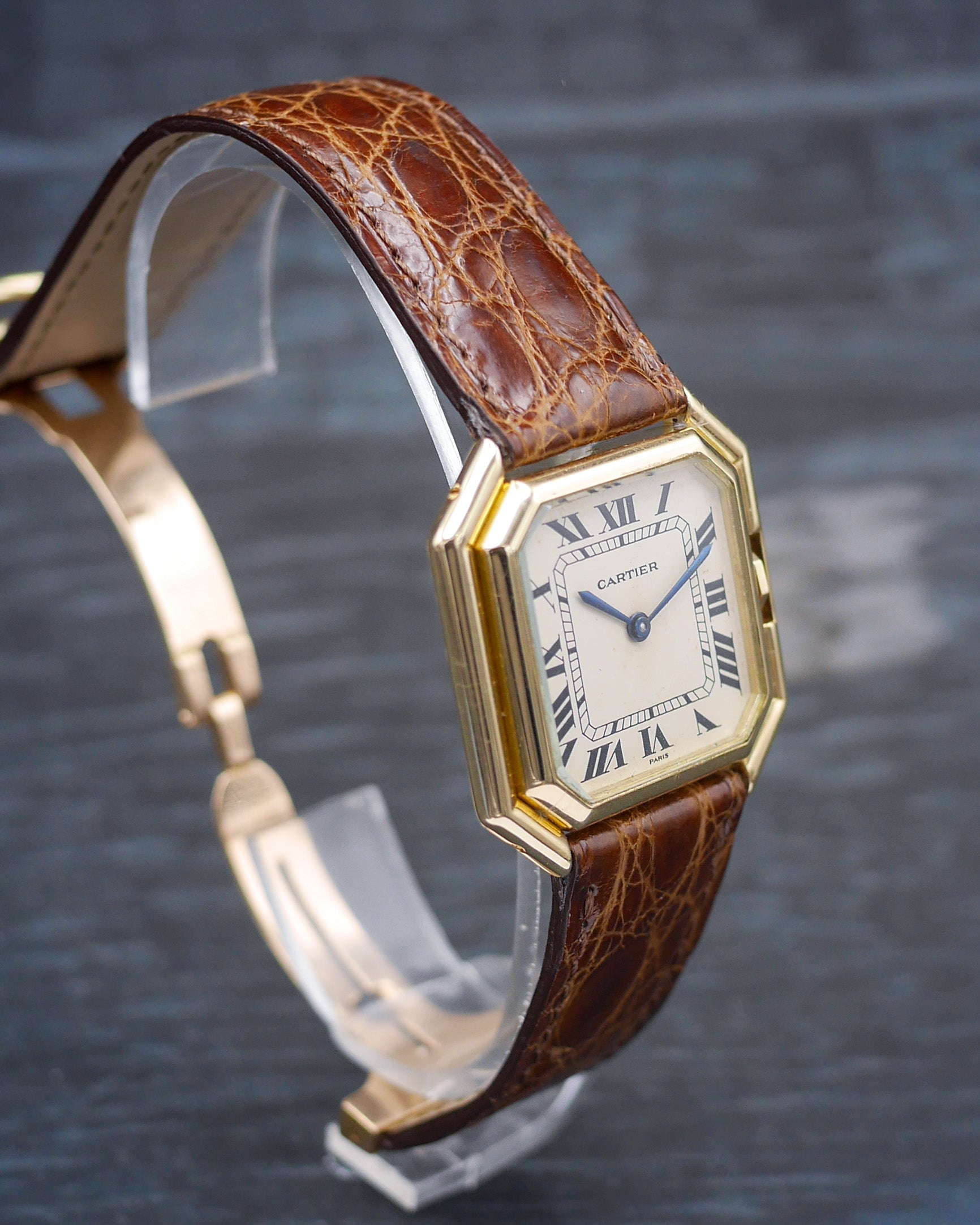 1970s Cartier Paris Ceinture Automatique 18K YG (Ref. 17001) "Jumbo"