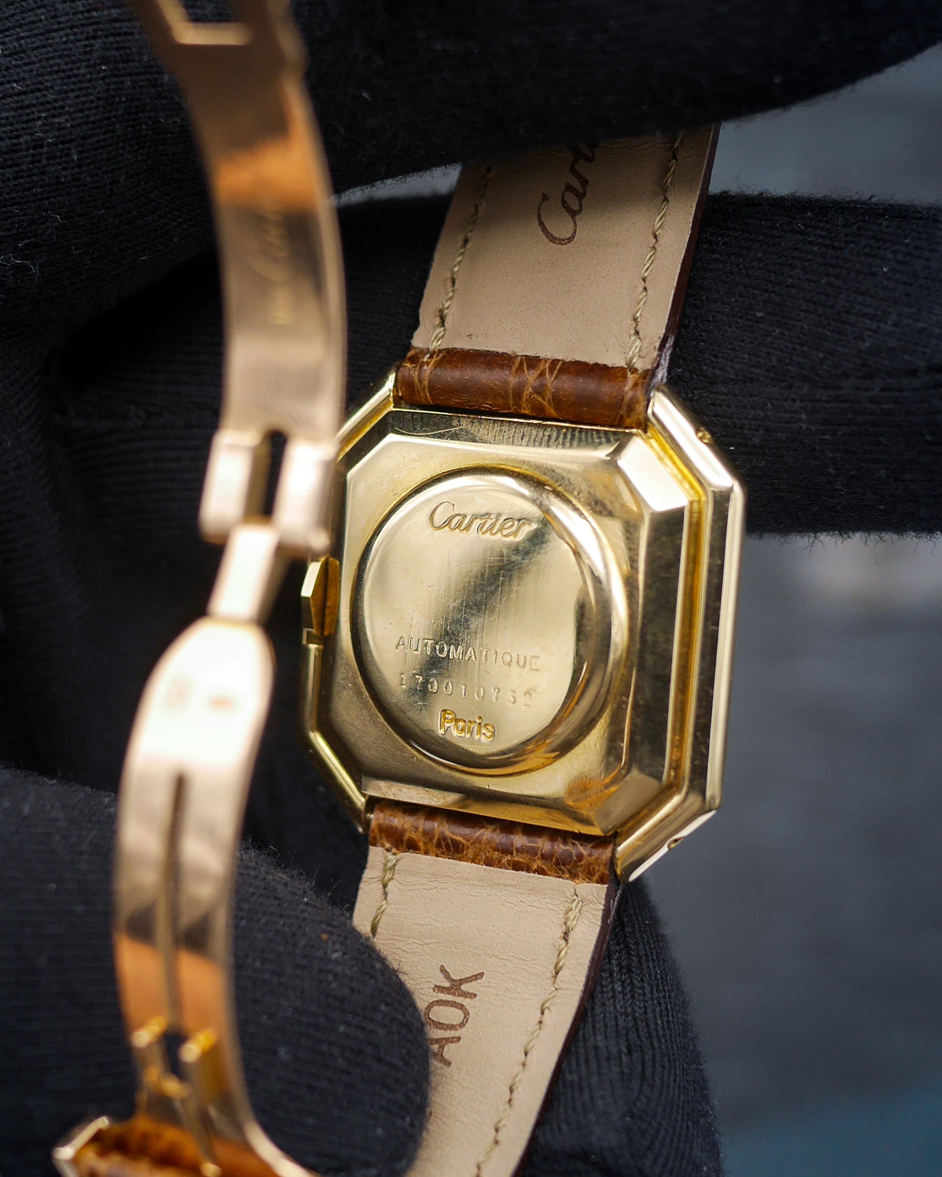 1970s Cartier Paris Ceinture Automatique 18K YG (Ref. 17001) "Jumbo"