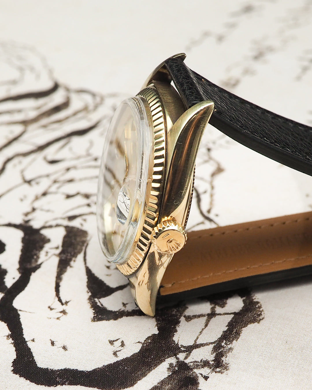 1961 Rolex Oyster Perpetual Datejust 1601 Open Leaf Hands