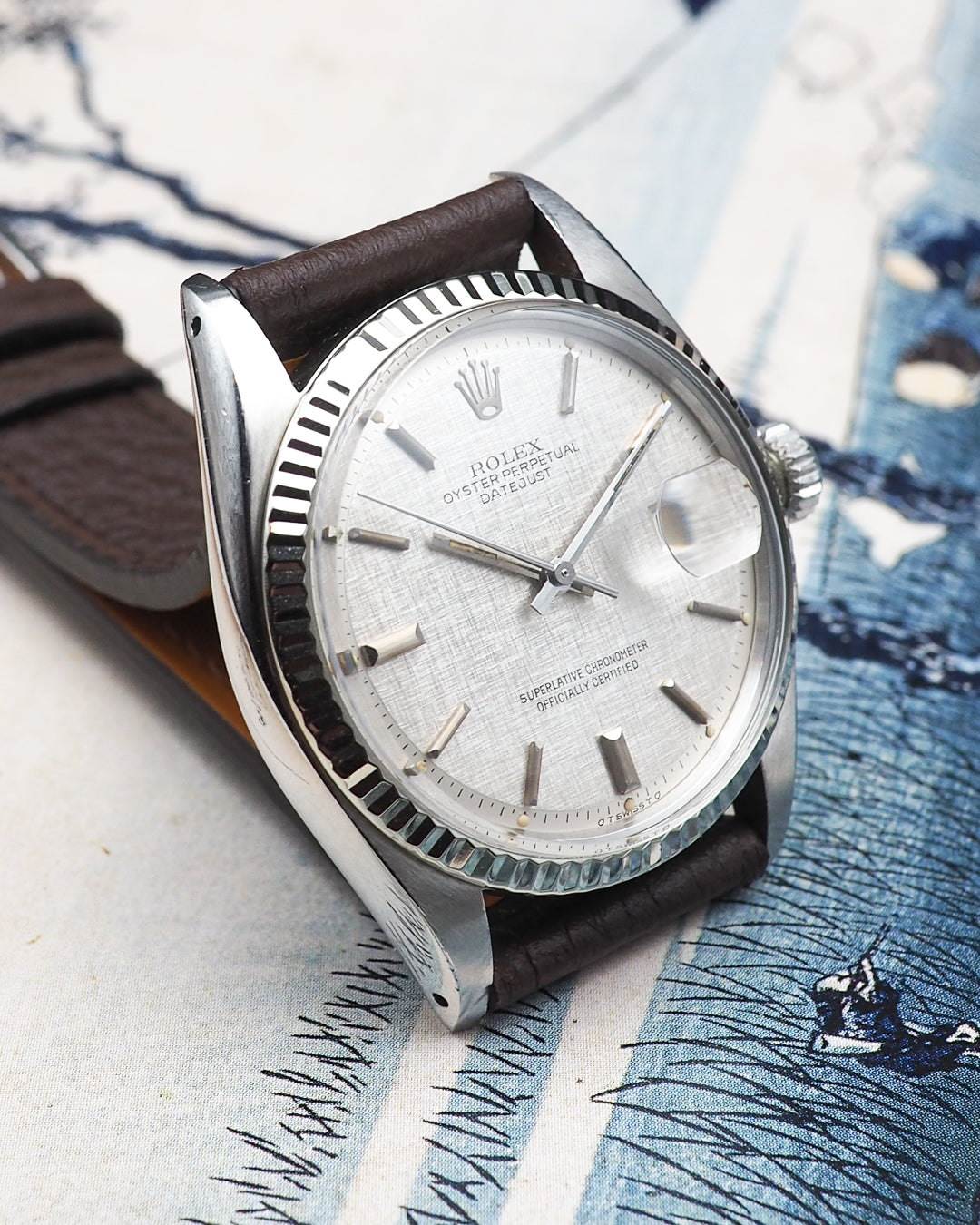 1973 Rolex Datejust Perpetual 1601 with Linen Dial