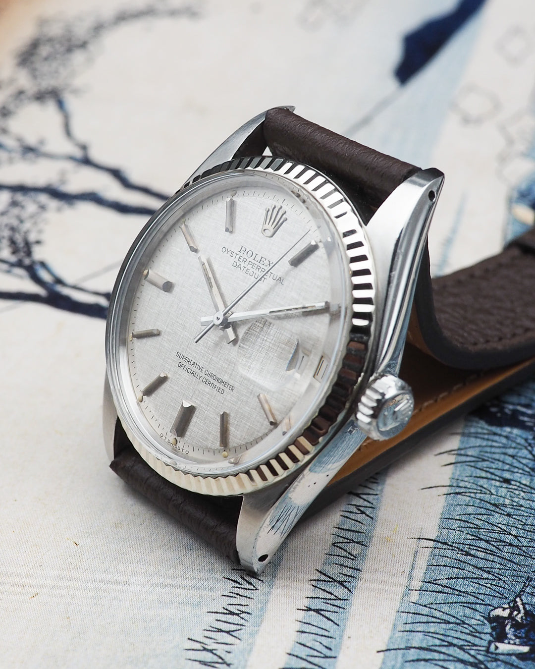 1973 Rolex Datejust Perpetual 1601 with Linen Dial