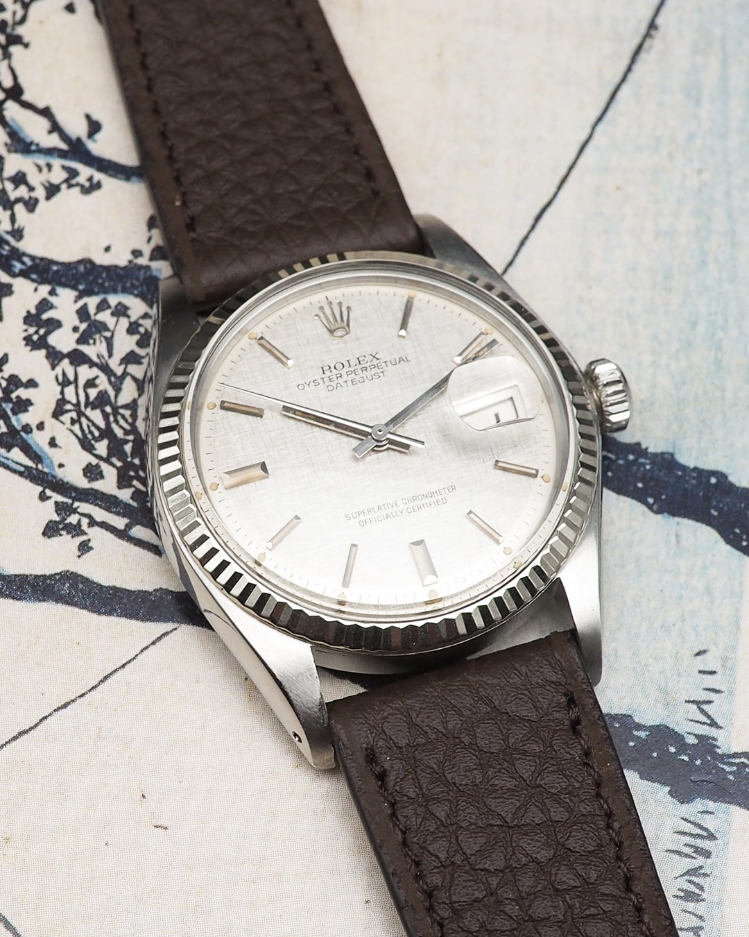 1973 Rolex Datejust Perpetual 1601 with Linen Dial