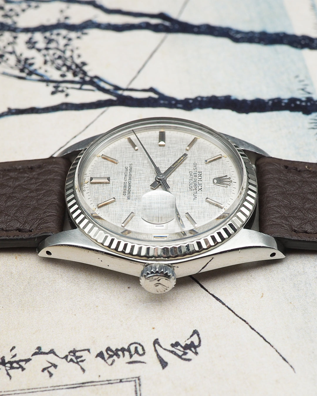 1973 Rolex Datejust Perpetual 1601 with Linen Dial
