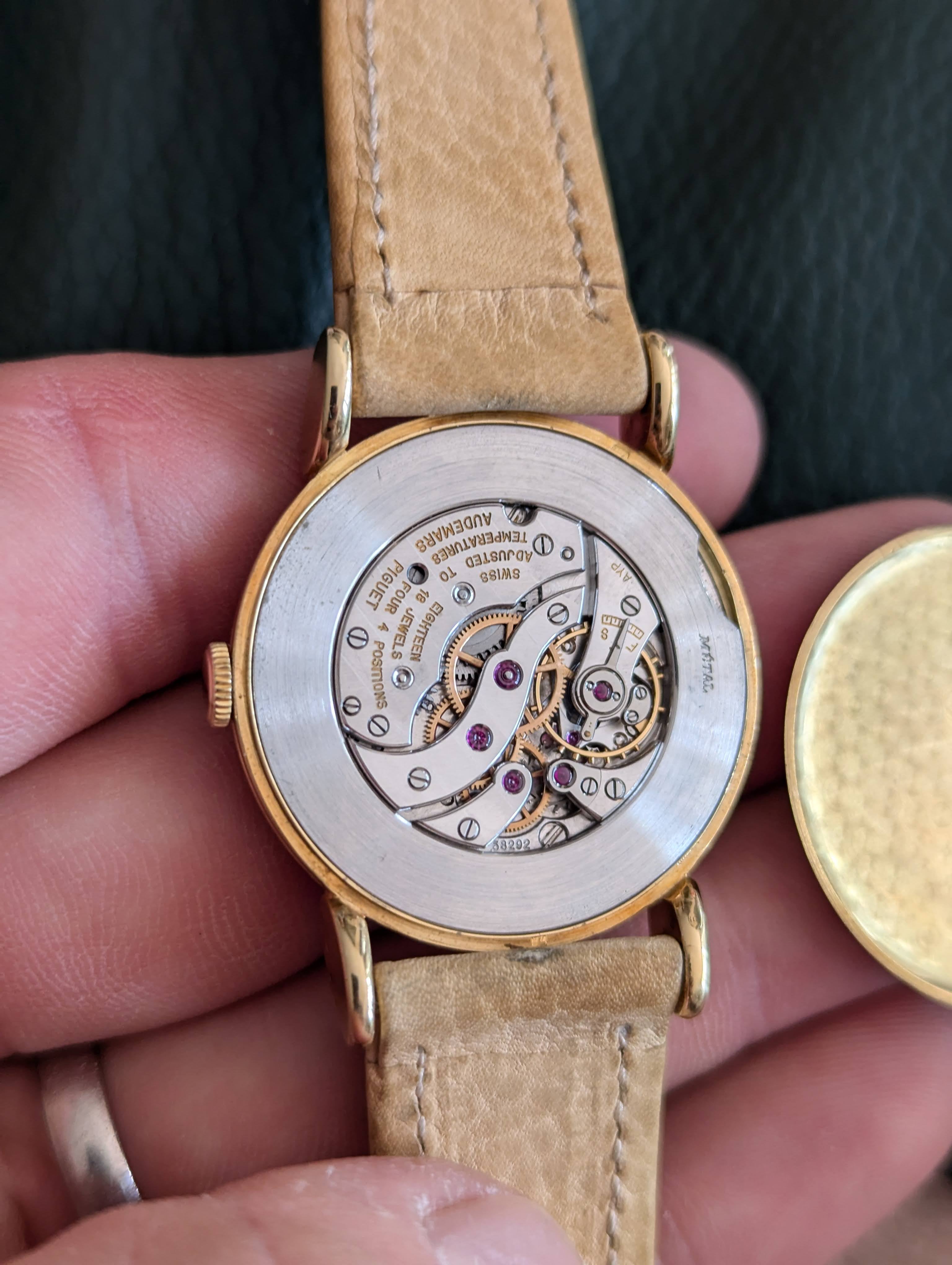 1950s Audemars Piguet ref. 5001 with oval lugs