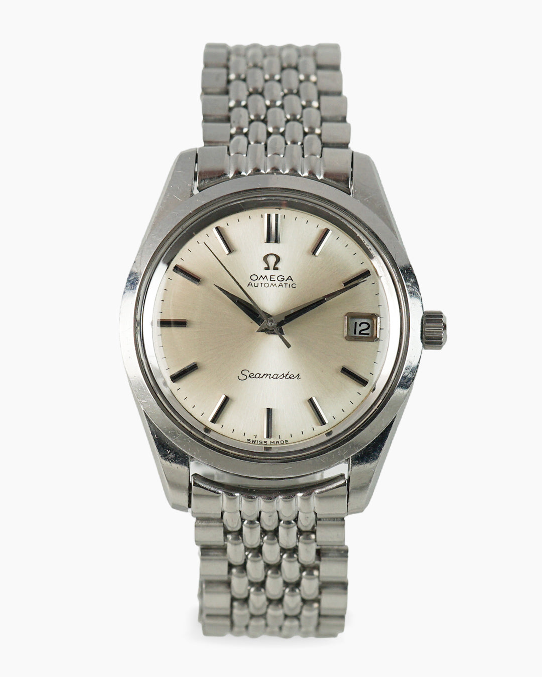 Omega Seamaster reference 166.010 silver dial, with original bracelet