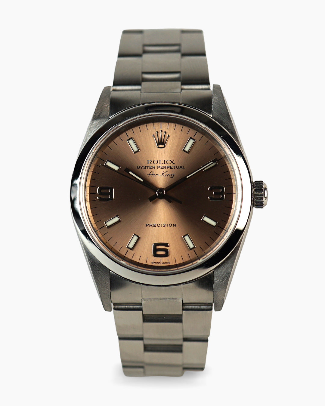 Rolex Air King ref. 14000M with salmon dial