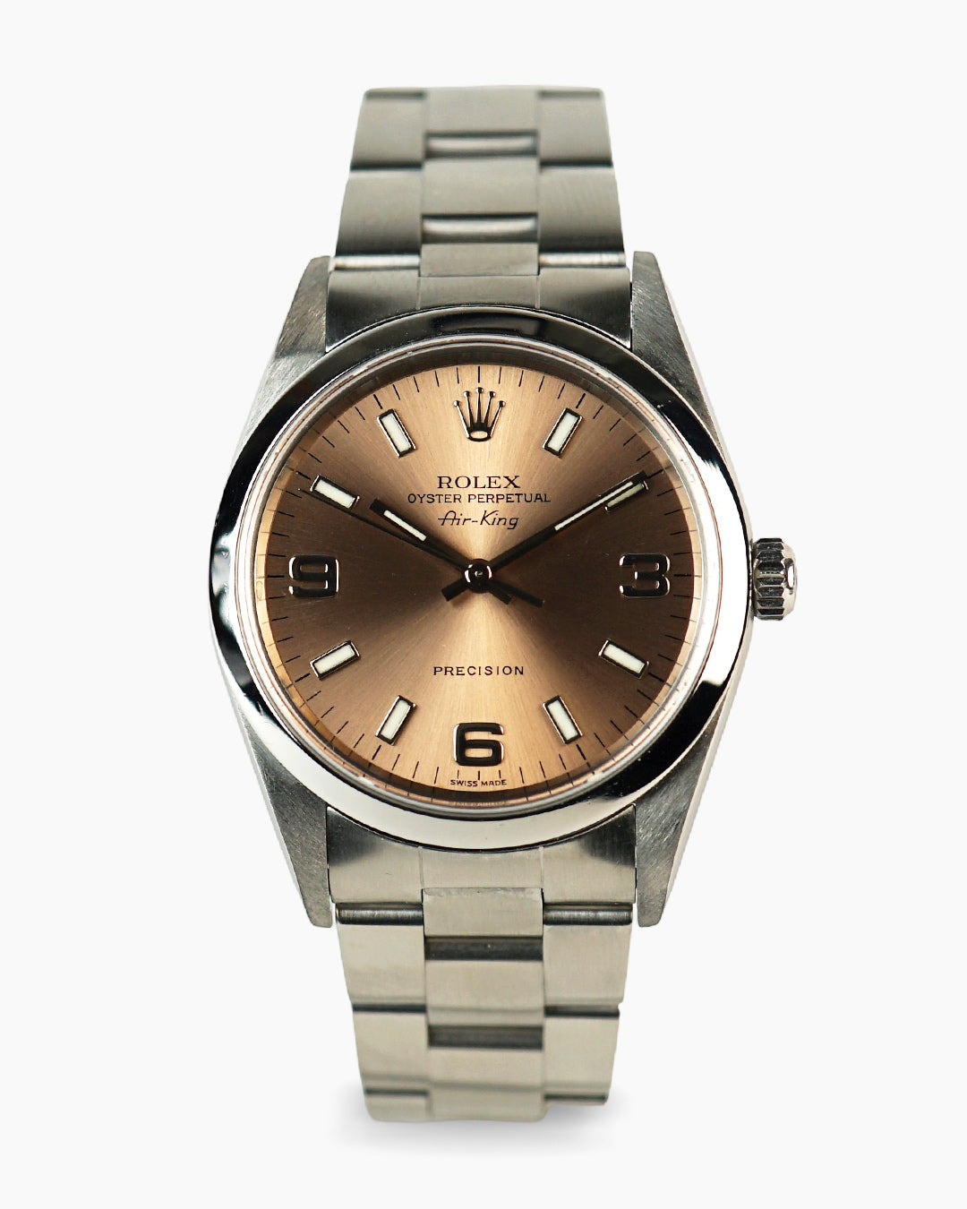 Rolex Air King ref. 14000M with salmon dial