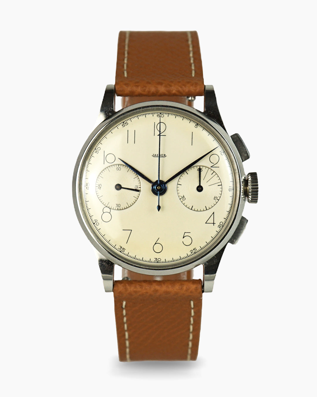 Jaeger Vintage Chronograph made by Universal Genève in stainless steel
