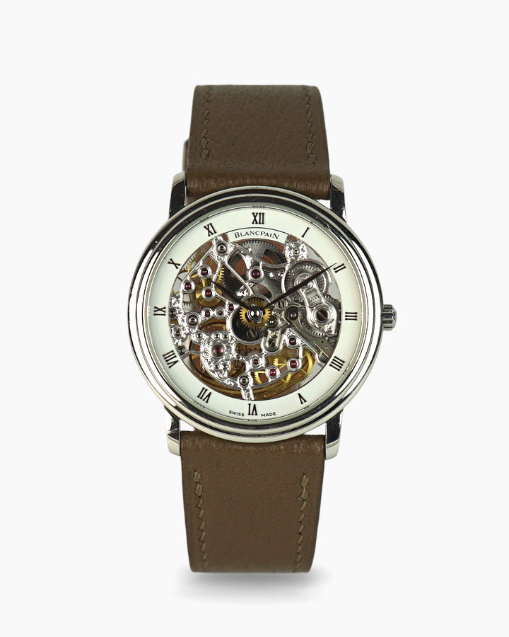 Blancpain Villeret Skeleton in Platinum