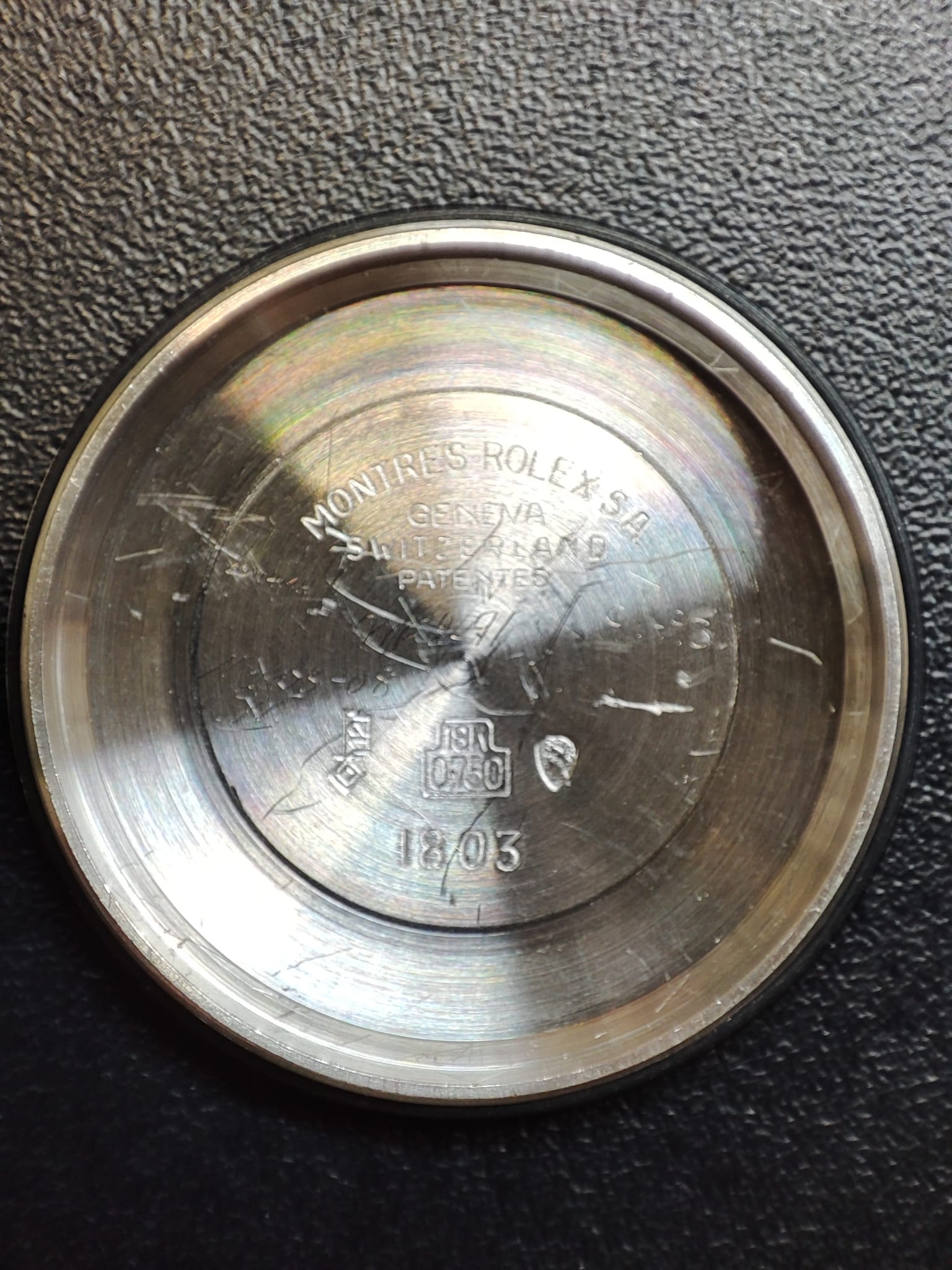 1971 Rolex Day-Date 1803 White Gold doorstop dial
