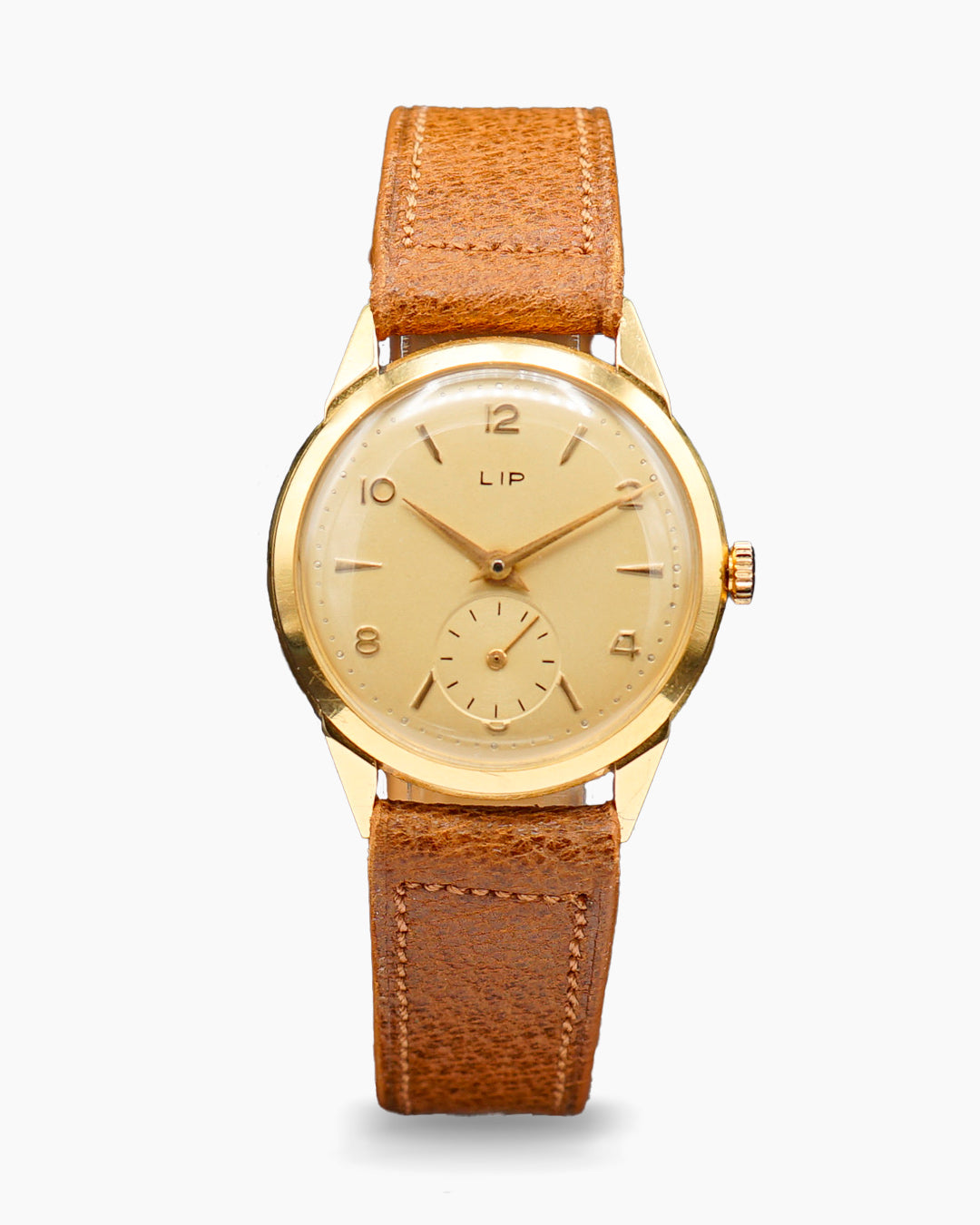 1950s Lip dress watch in 18 karat yellow gold