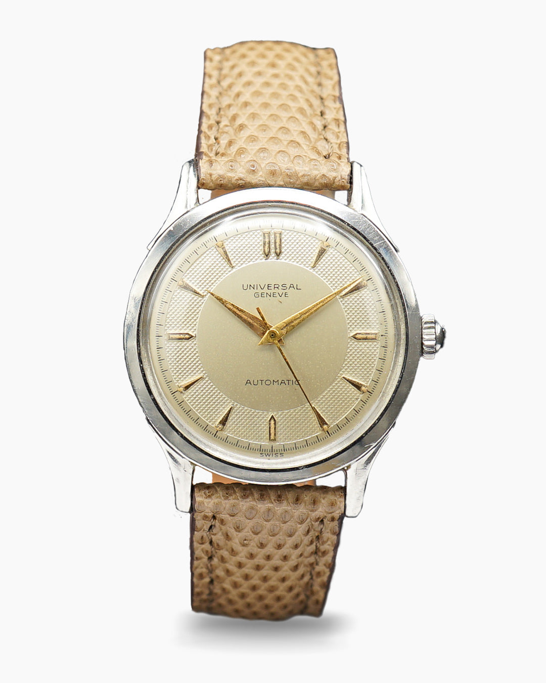 1950s Universal Geneve bumper with 138SS caliber Ref. 20207