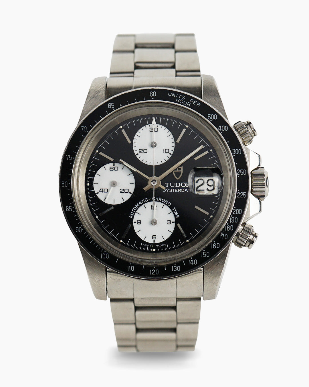 Tudor Oysterdate Big Block in stainless steel