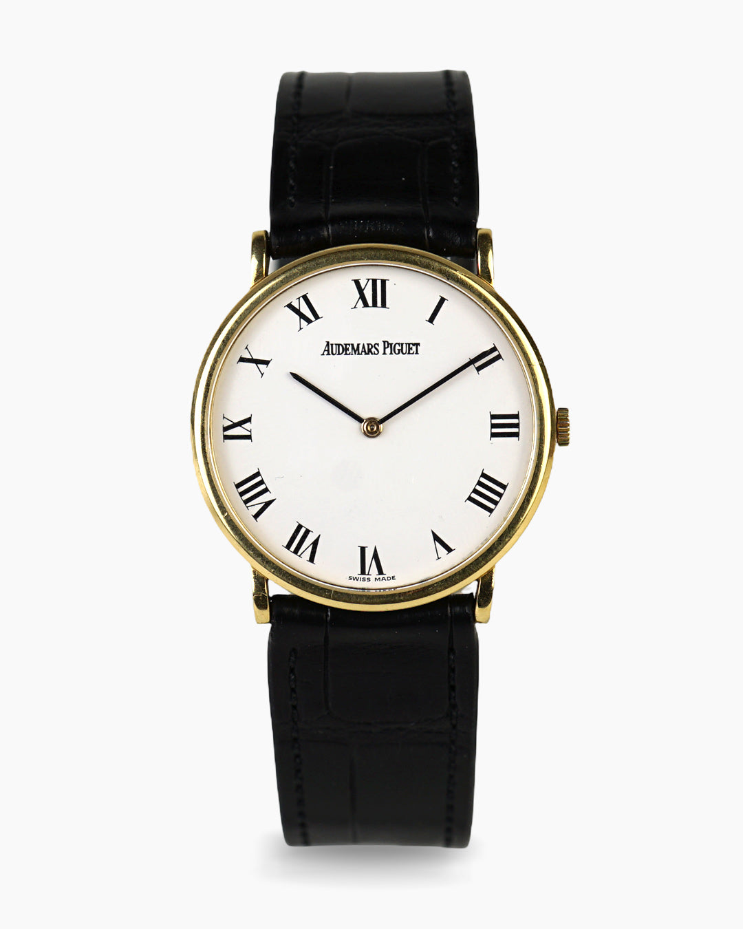 Audemars Piguet Extra-Plate "Banque Vaudoise" in yellow gold