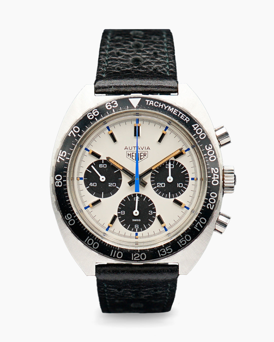 1970s Heuer Autavia Ref. 73663 Siffert colors