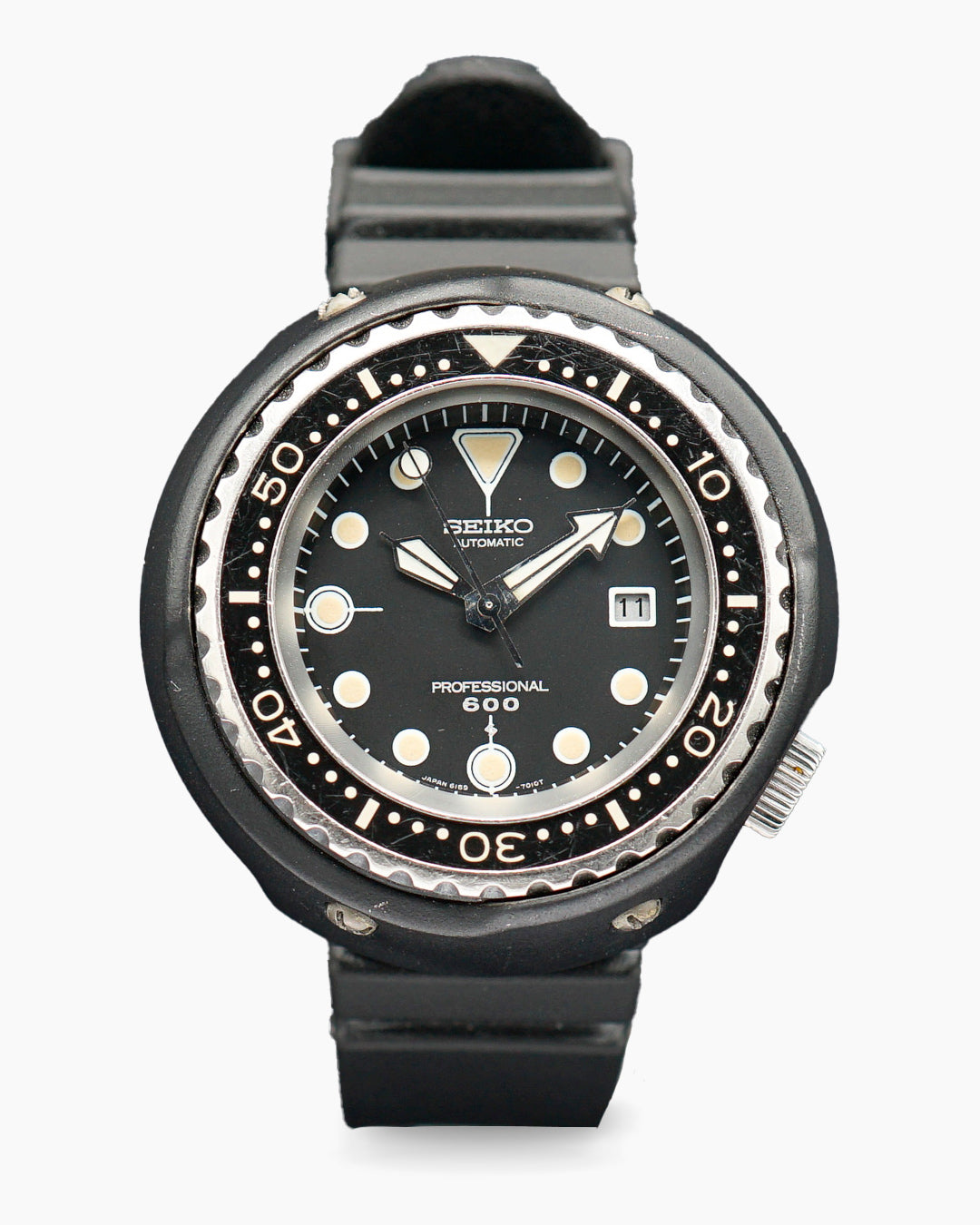 1975s Seiko "Grandfather Tuna" ref.6159-7010 with its original rubber strap