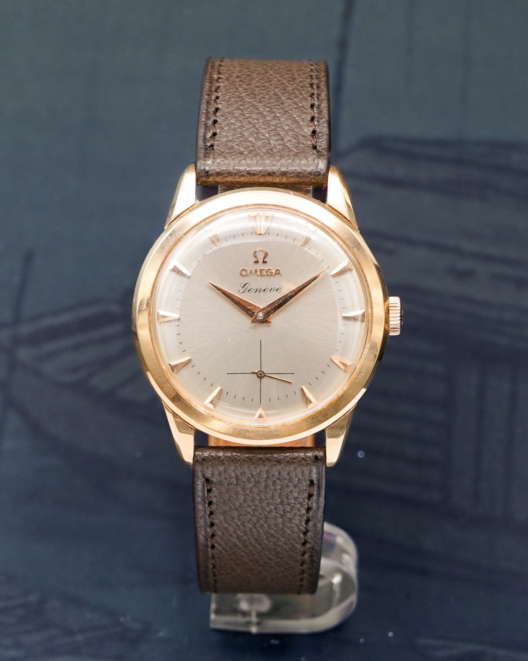 1950s Omega Geneve ref. 2903 in pink gold