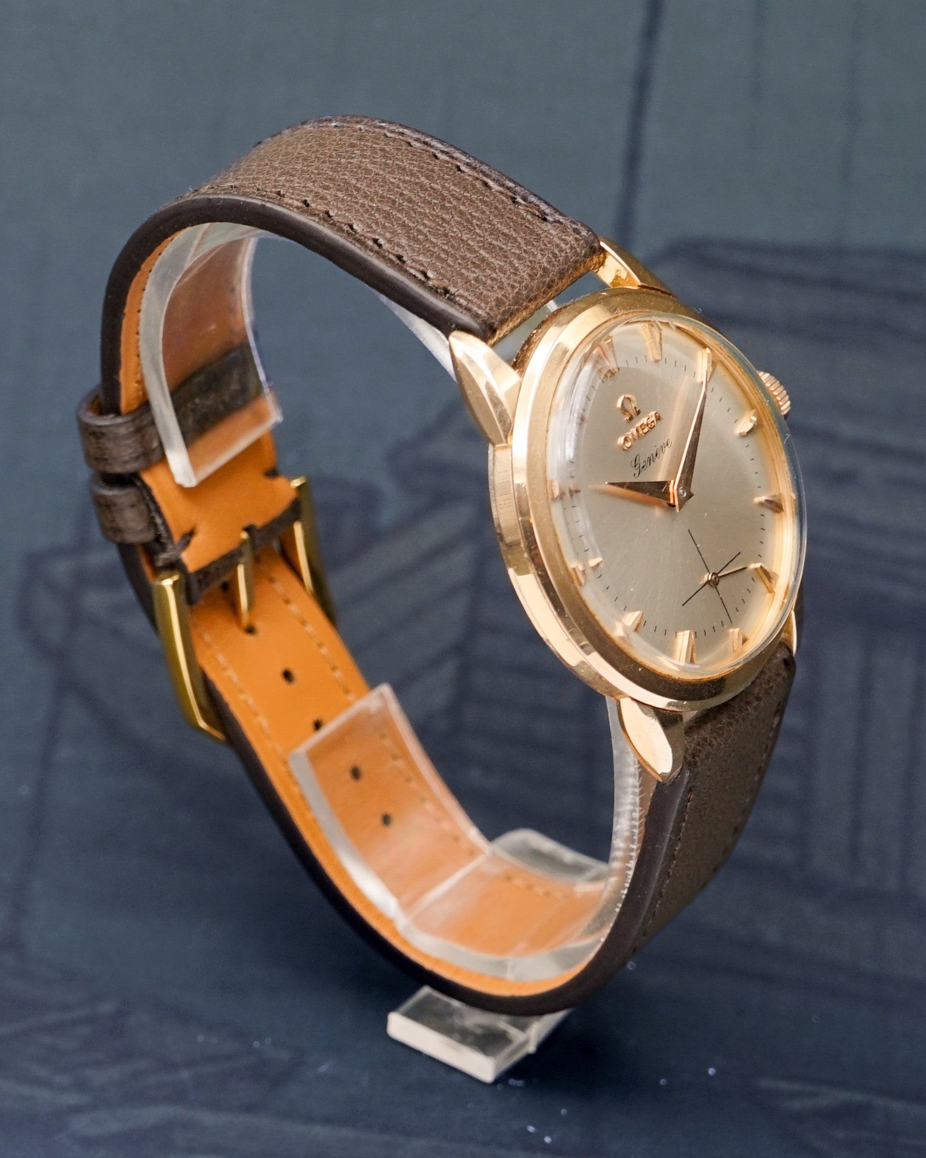 1950s Omega Geneve ref. 2903 in pink gold