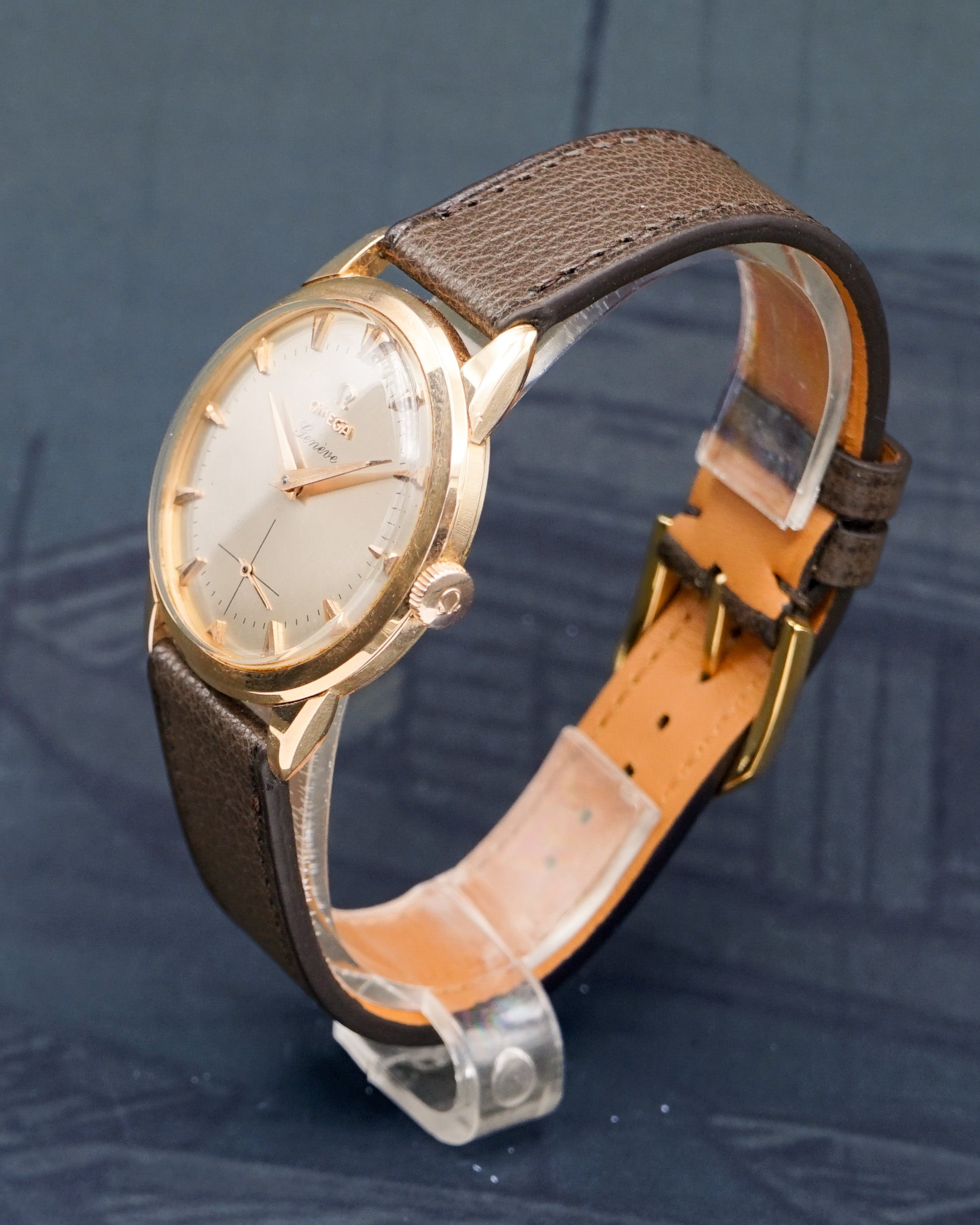 1950s Omega Geneve ref. 2903 in pink gold