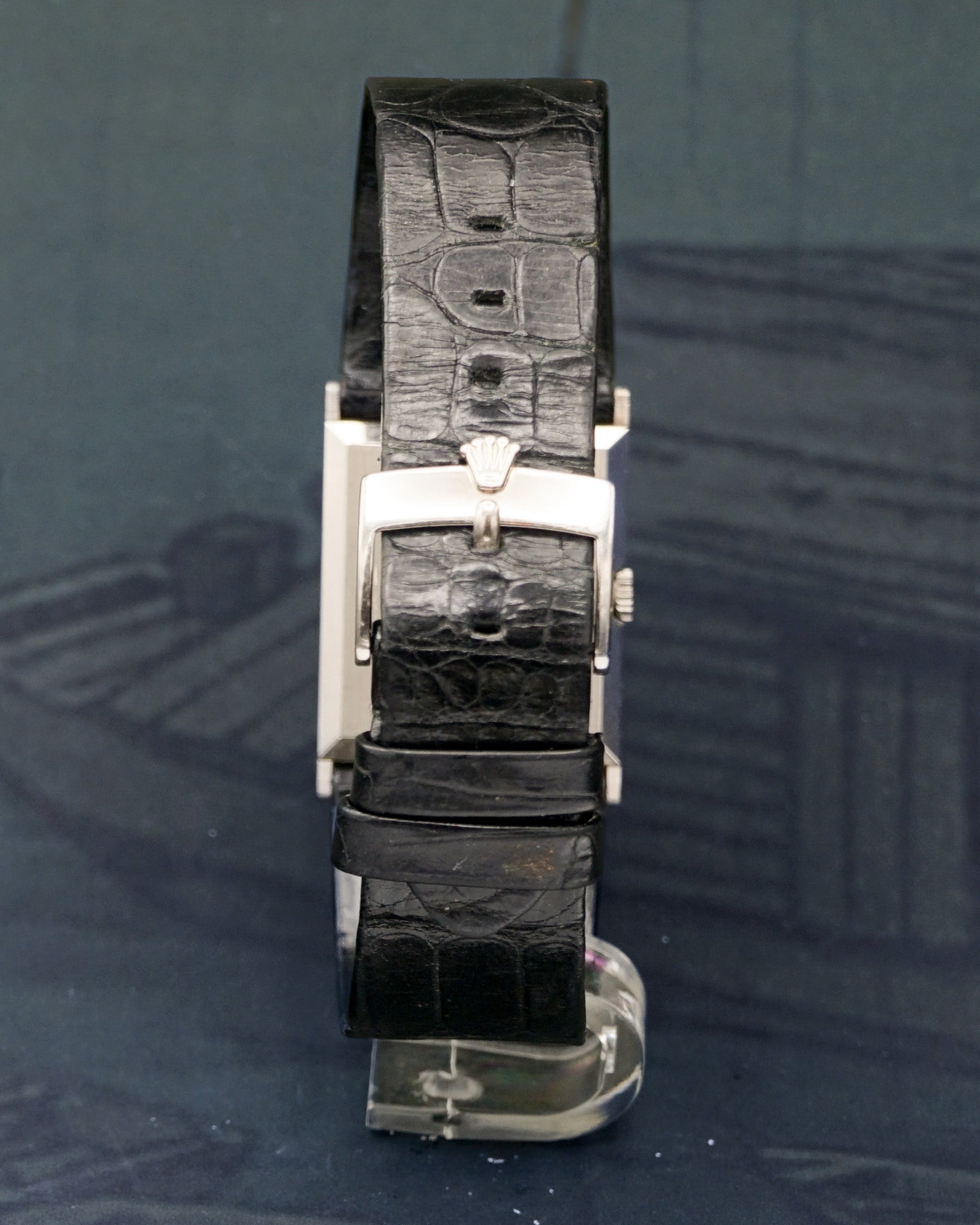 1970s Rolex Cellini ref. 4127 in a white gold pyramidal case