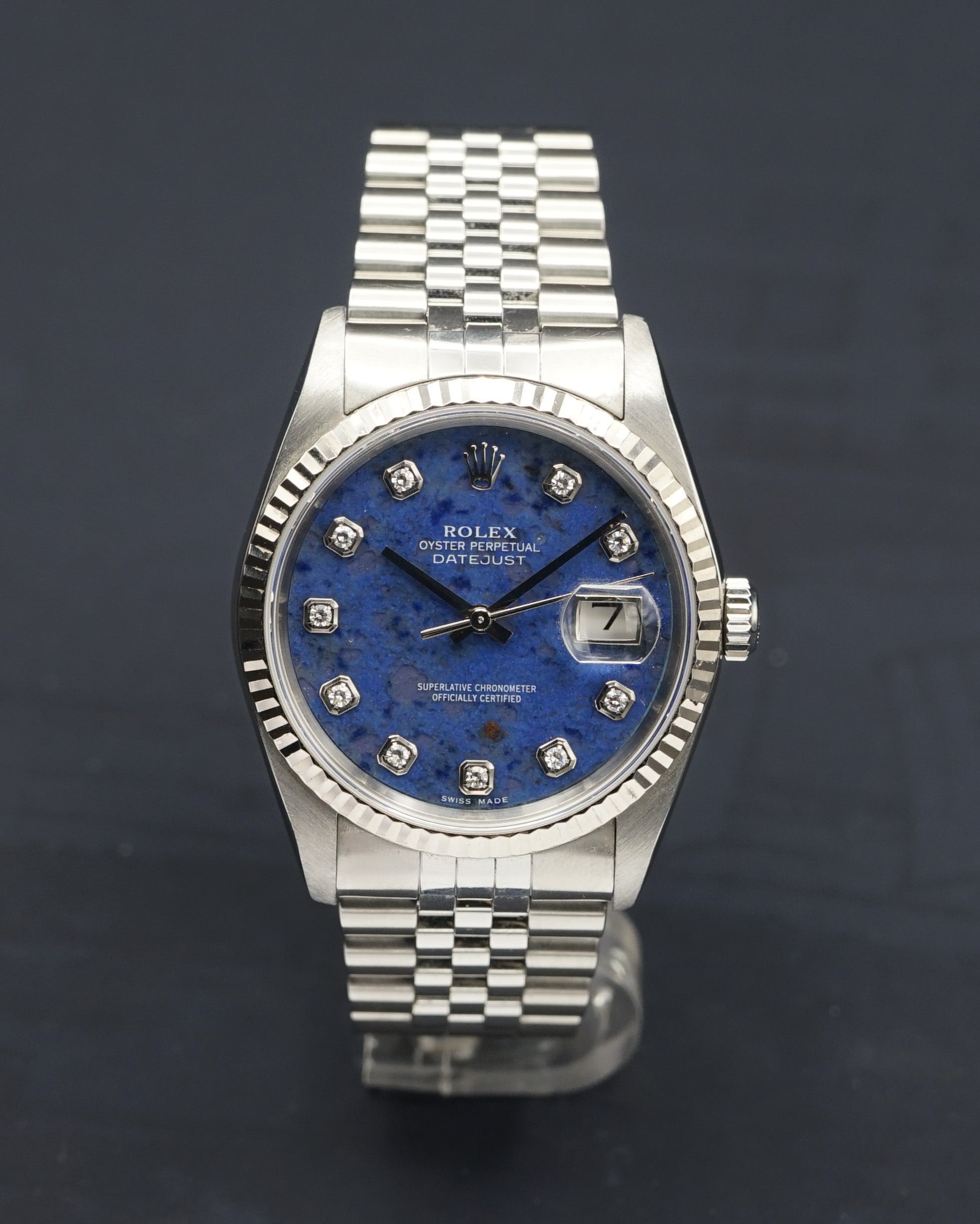 Rolex Datejust ref. 16234 with Sodalite dial
