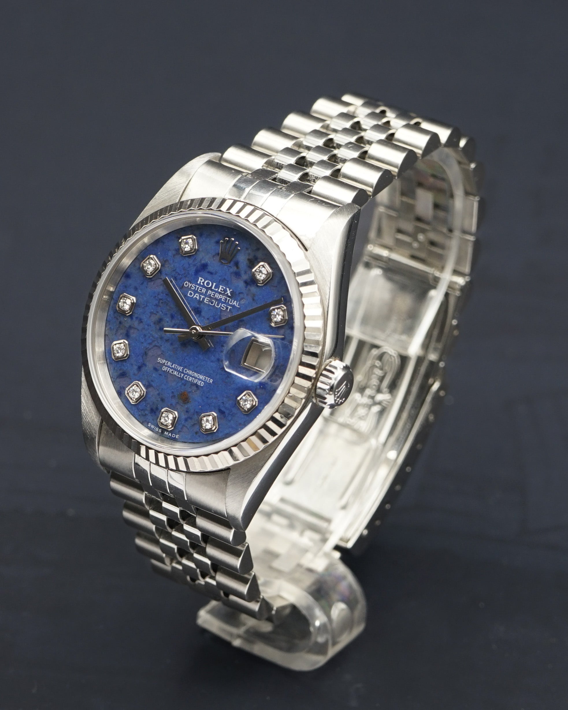 Rolex Datejust ref. 16234 with Sodalite dial