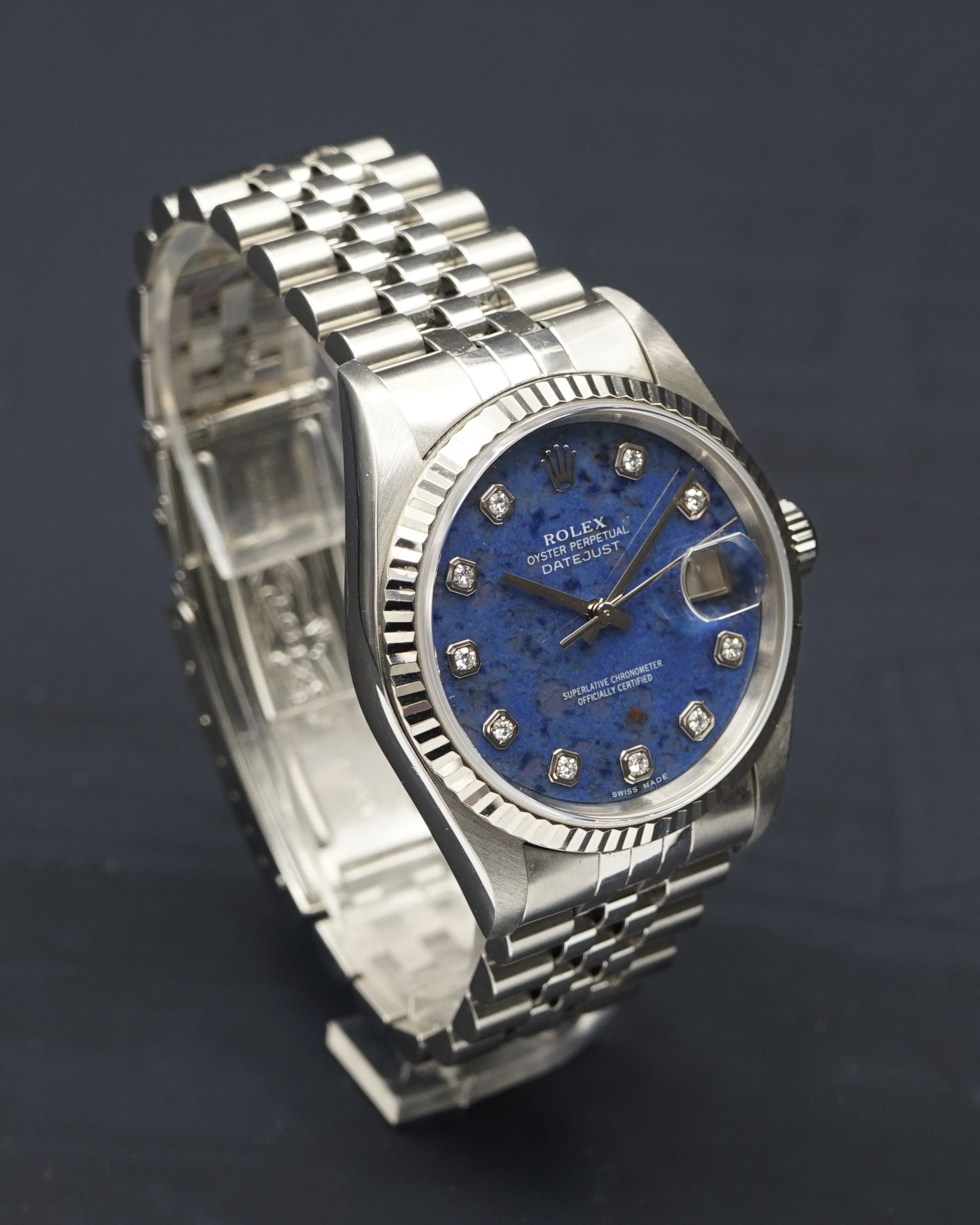 Rolex Datejust ref. 16234 with Sodalite dial