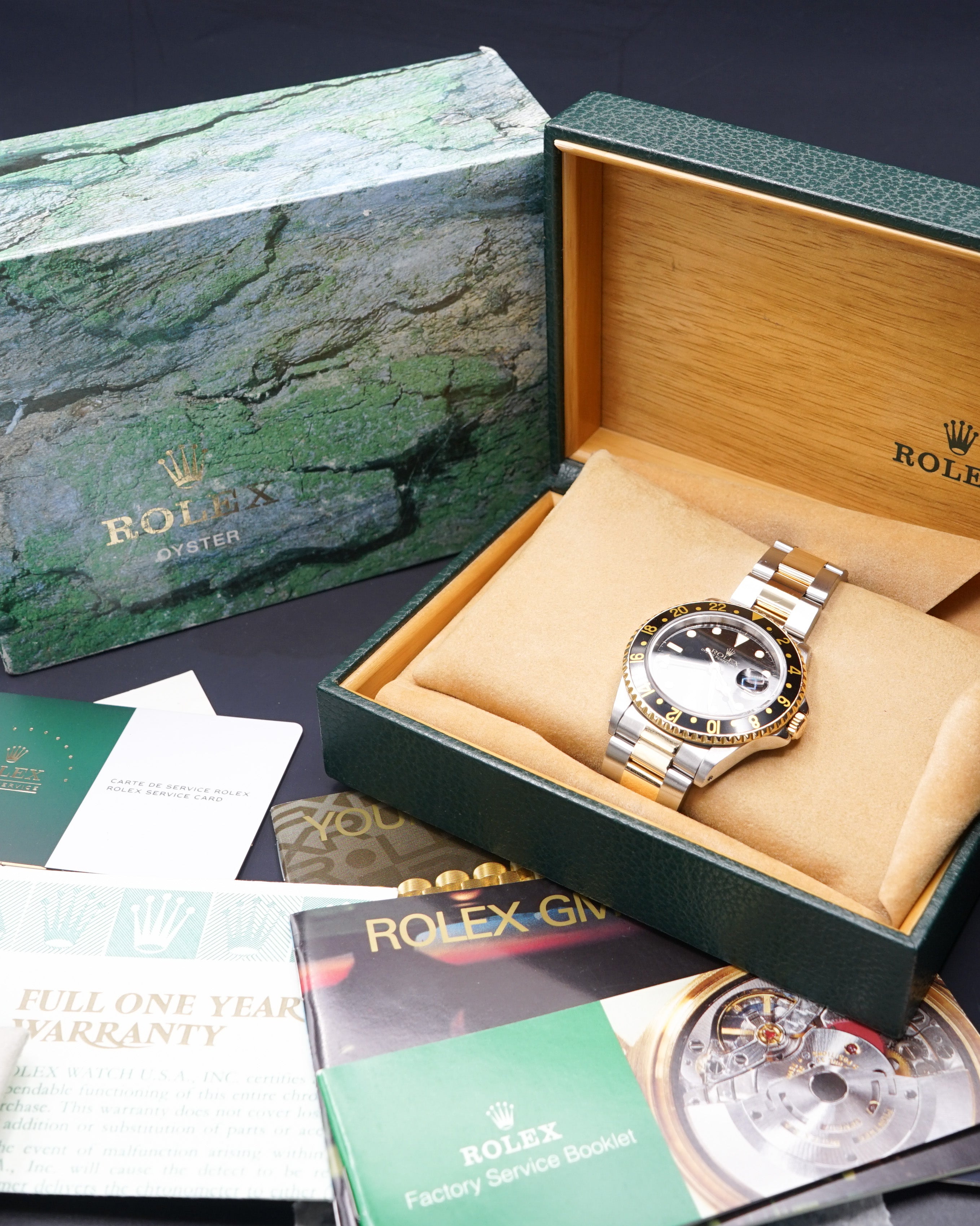 1994 Rolex GMT-Master II 16713 - Full Set - Rolex service