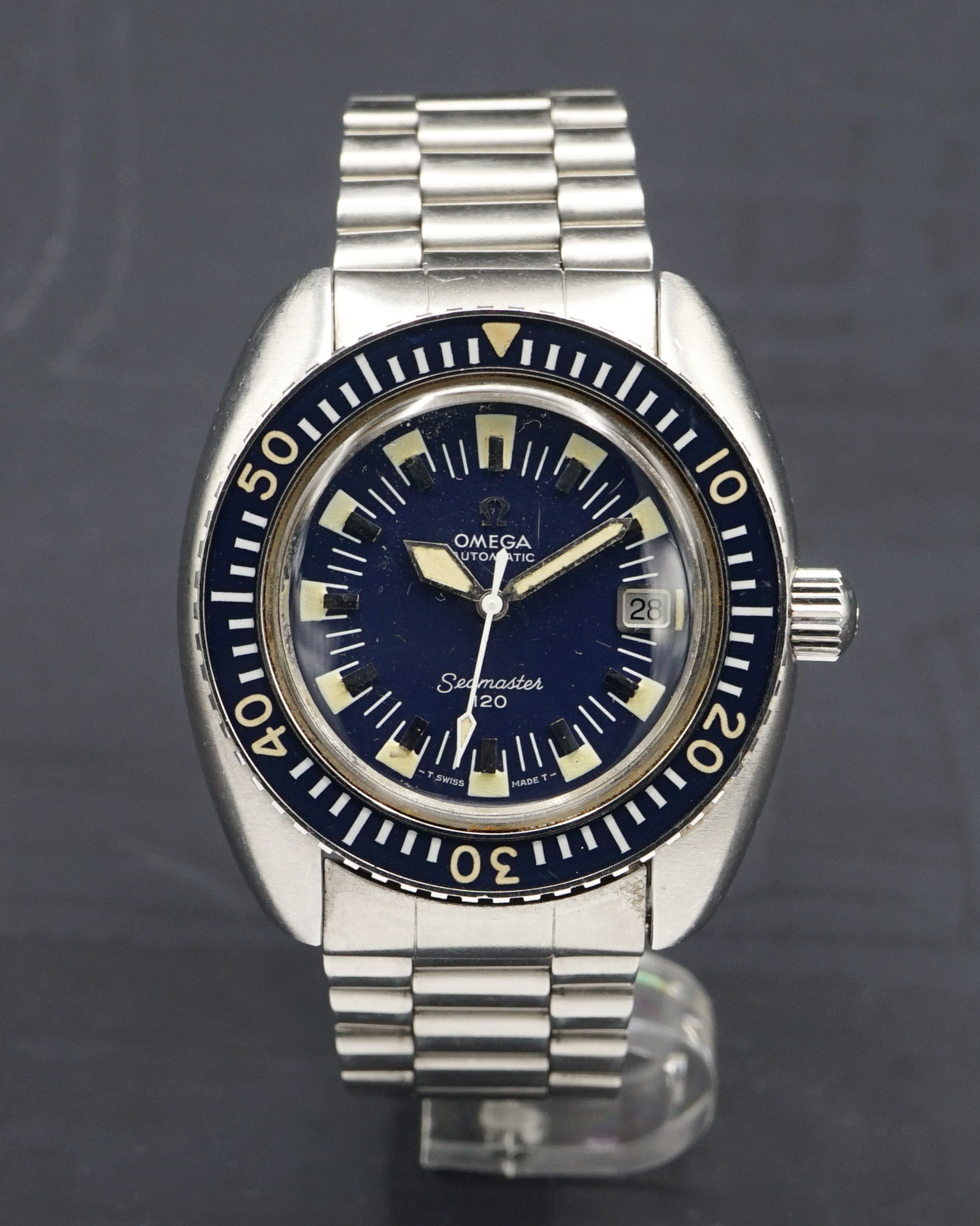 1970s Omega Seamaster 120 ref. 166.073 "Deep Blue"
