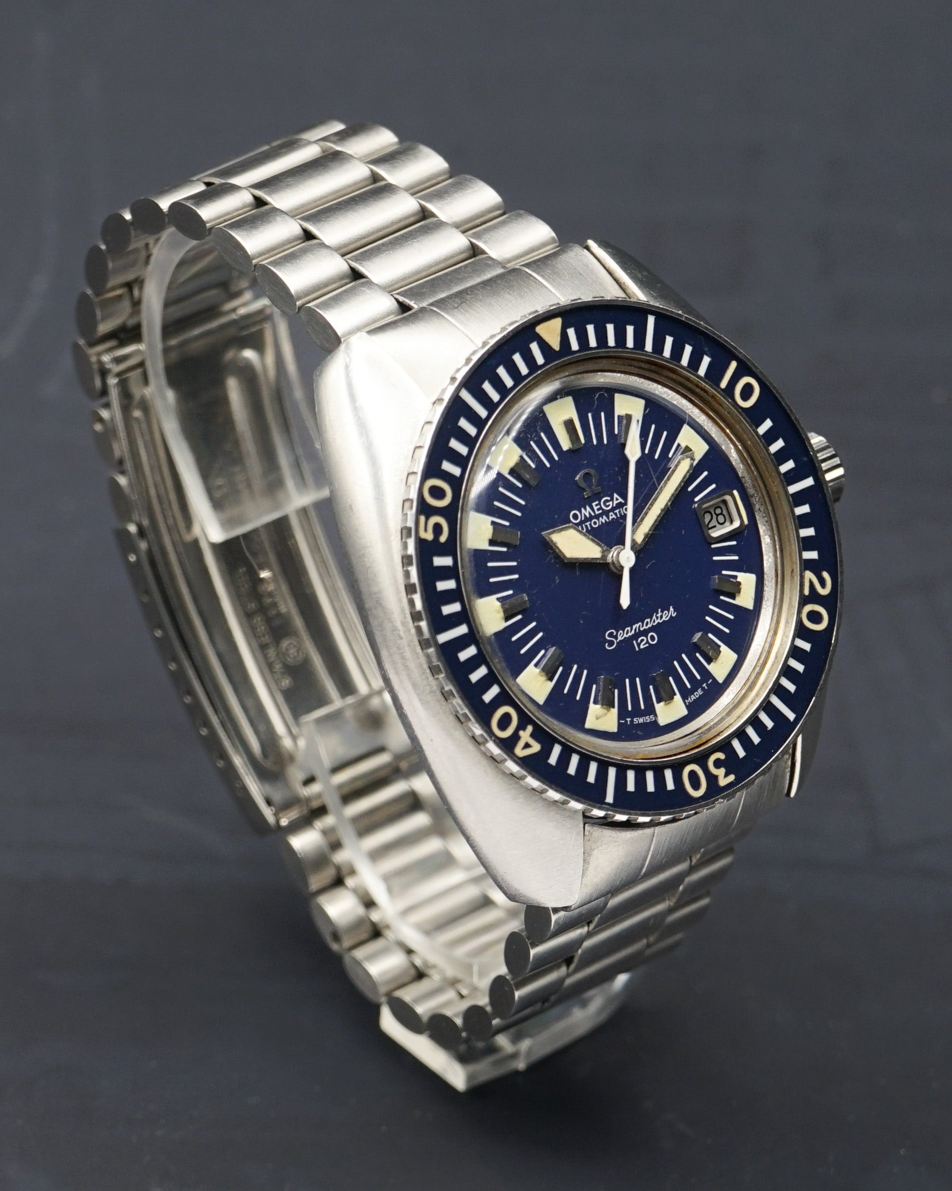 1970s Omega Seamaster 120 ref. 166.073 "Deep Blue"